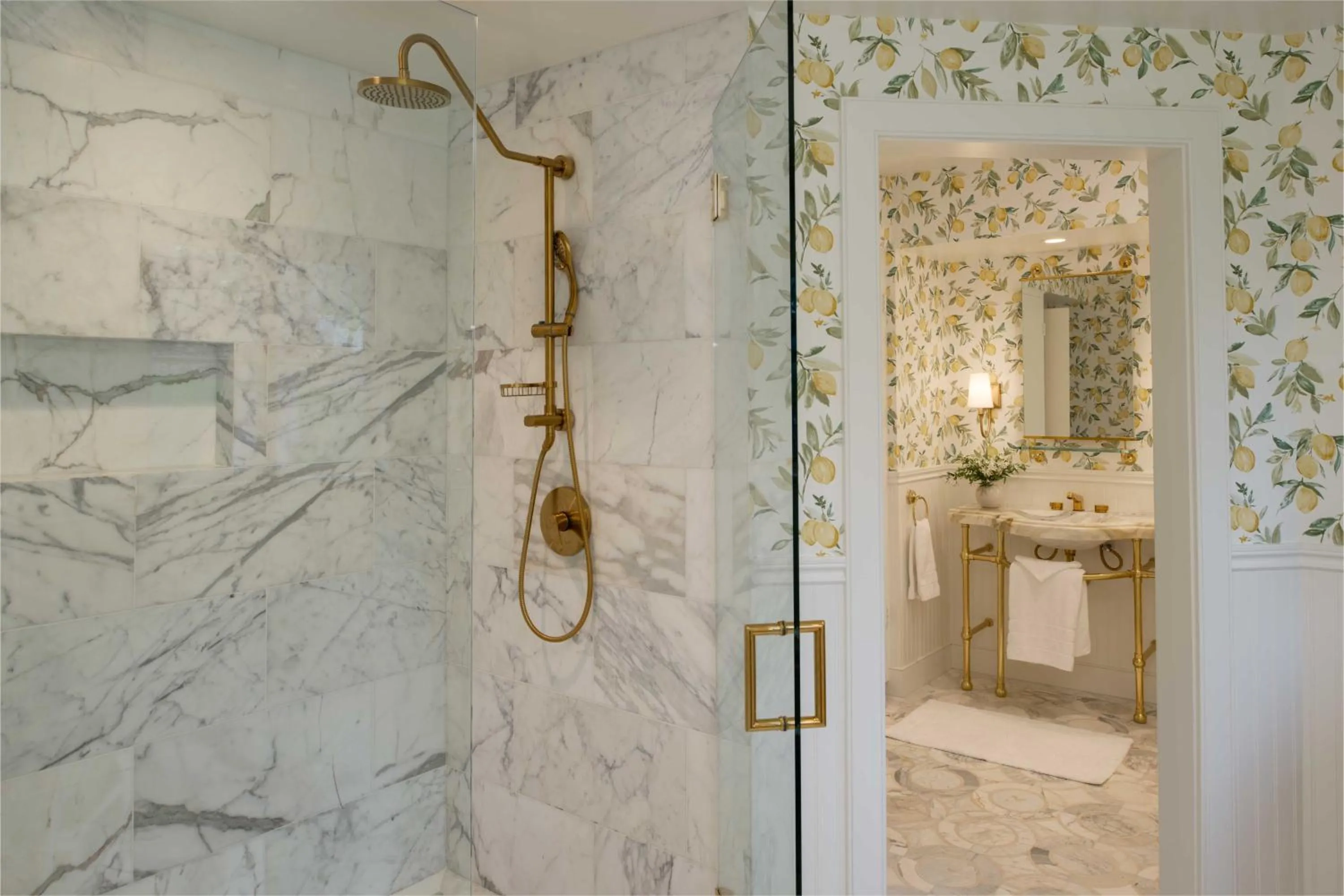 Shower in The Inn at Rancho Santa Fe