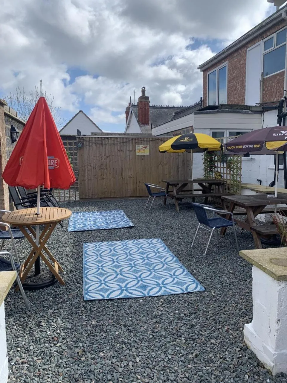 Patio in Knighton Lodge