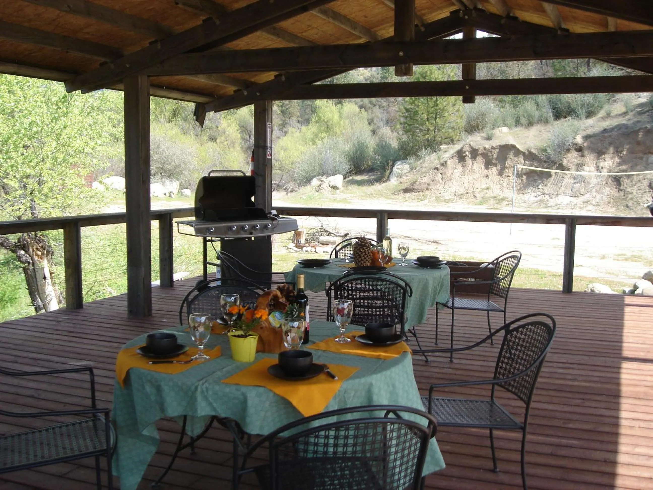 Patio in Sequoia Resort