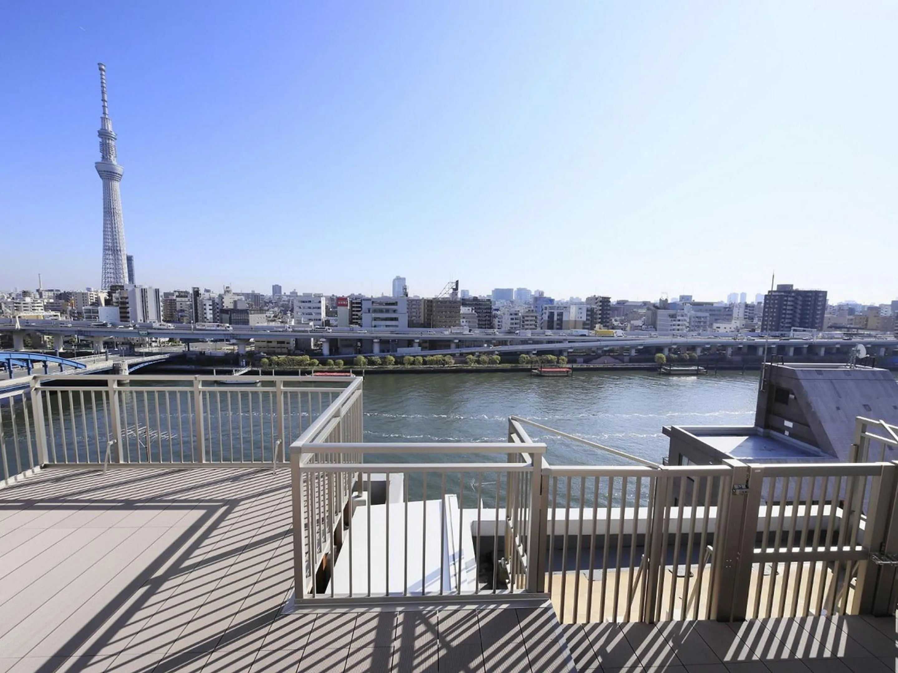 Balcony/Terrace in Tamayura Hotel Asakusa