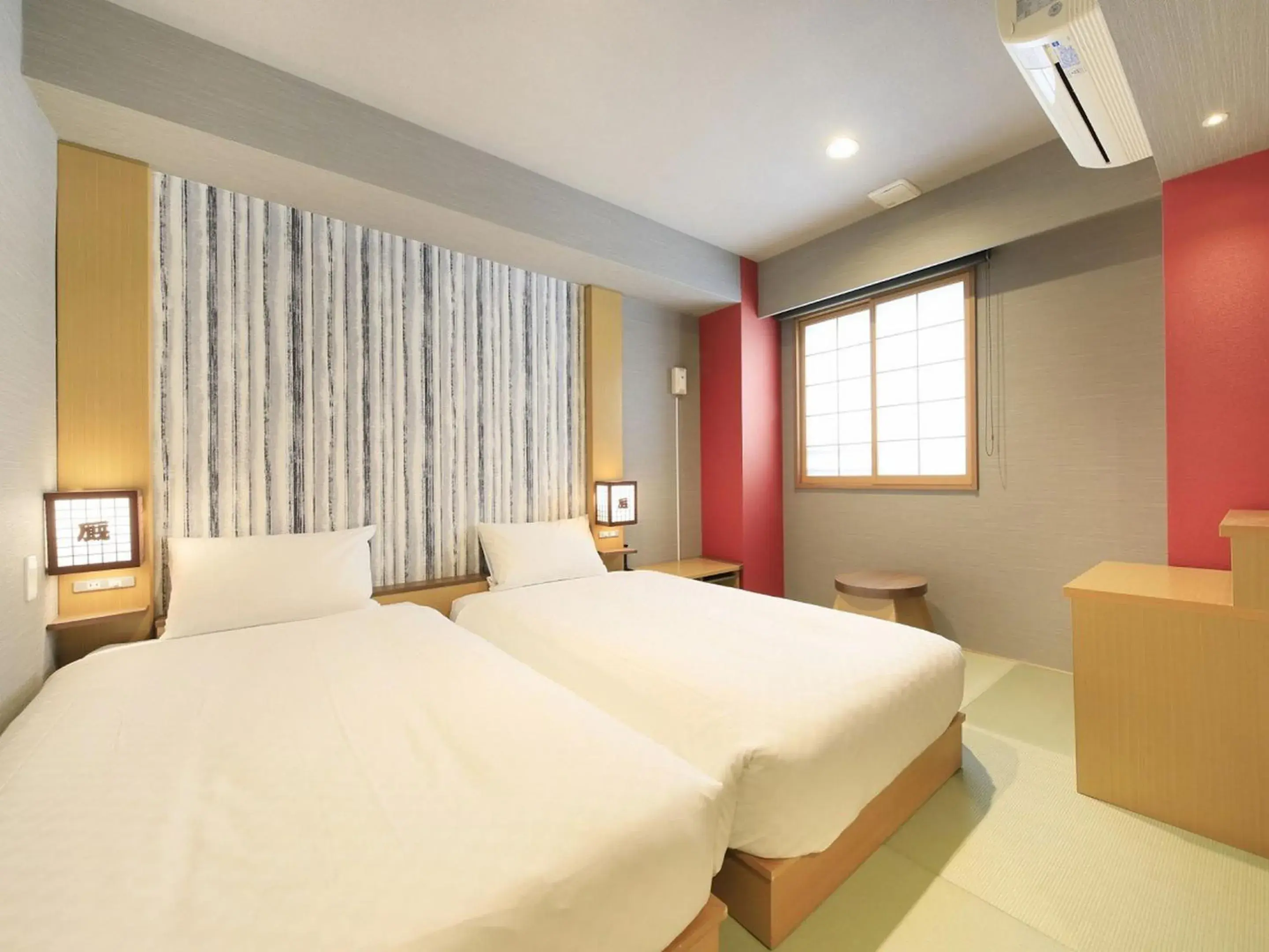 Bed in Tamayura Hotel Asakusa Bed in Tamayura Hotel Asakusa