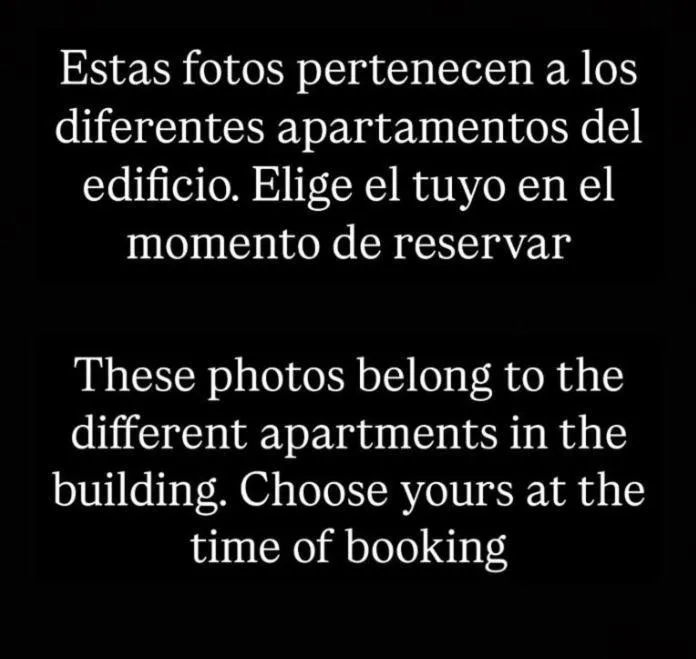 Text overlay in APARTAMENTOS SAN ANDRES
