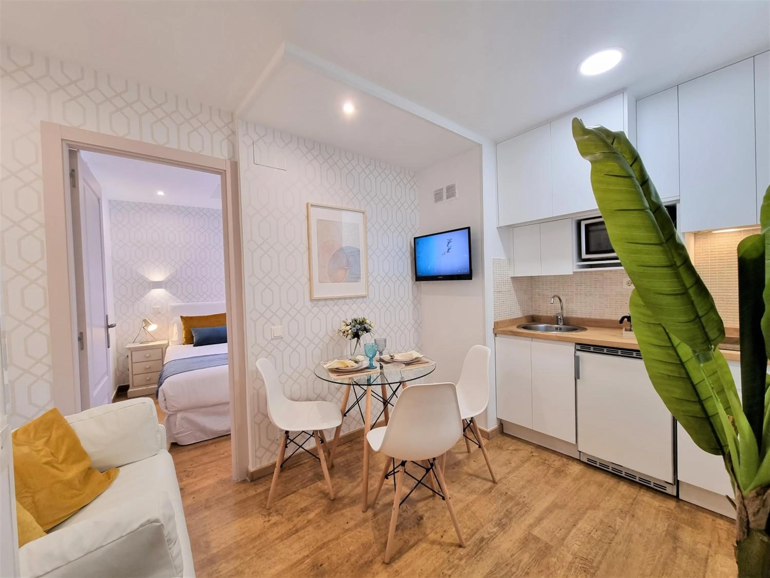 Bed in APARTAMENTOS SAN ANDRES