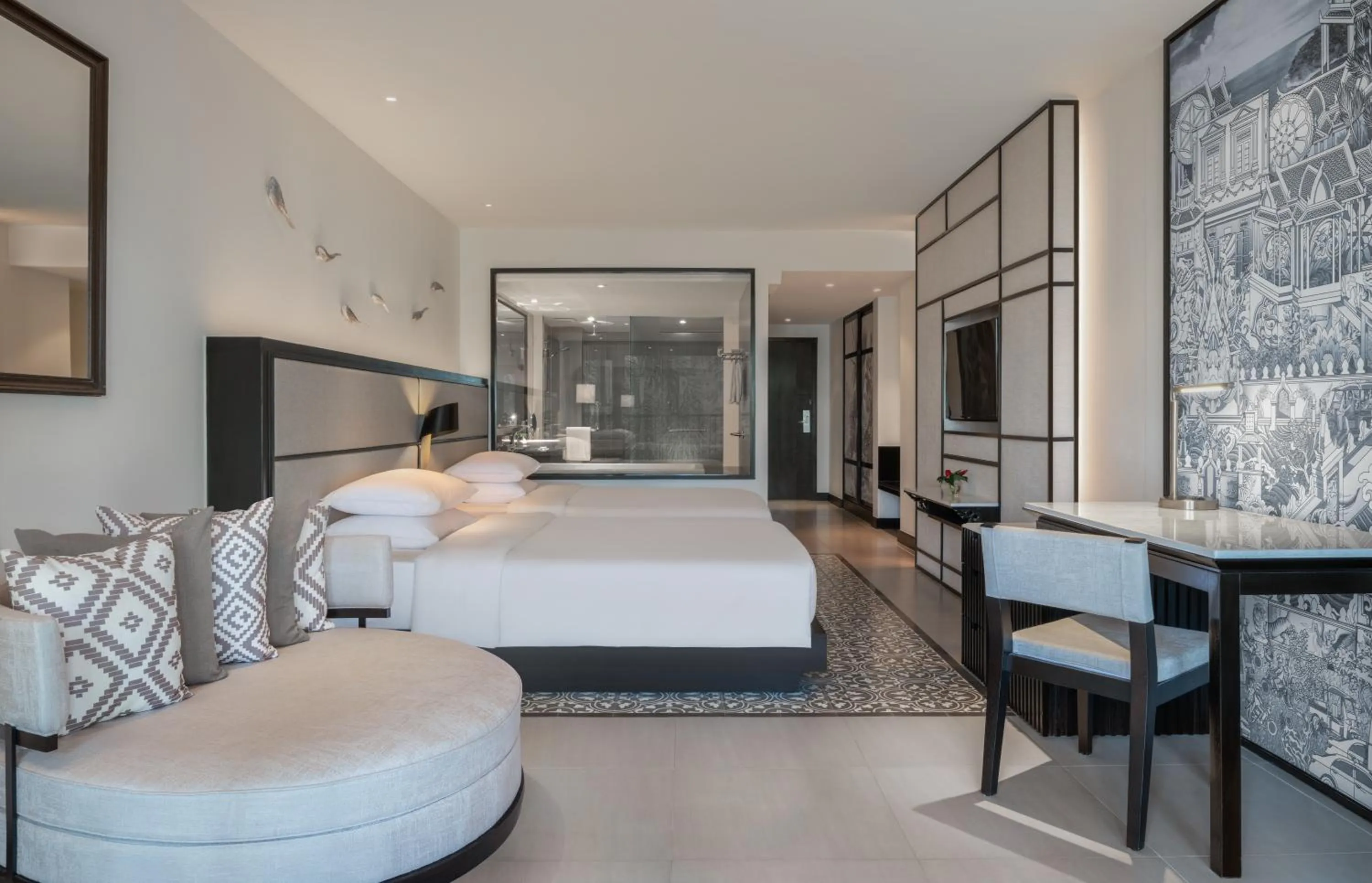 Bed in Hyatt Regency Phuket Resort