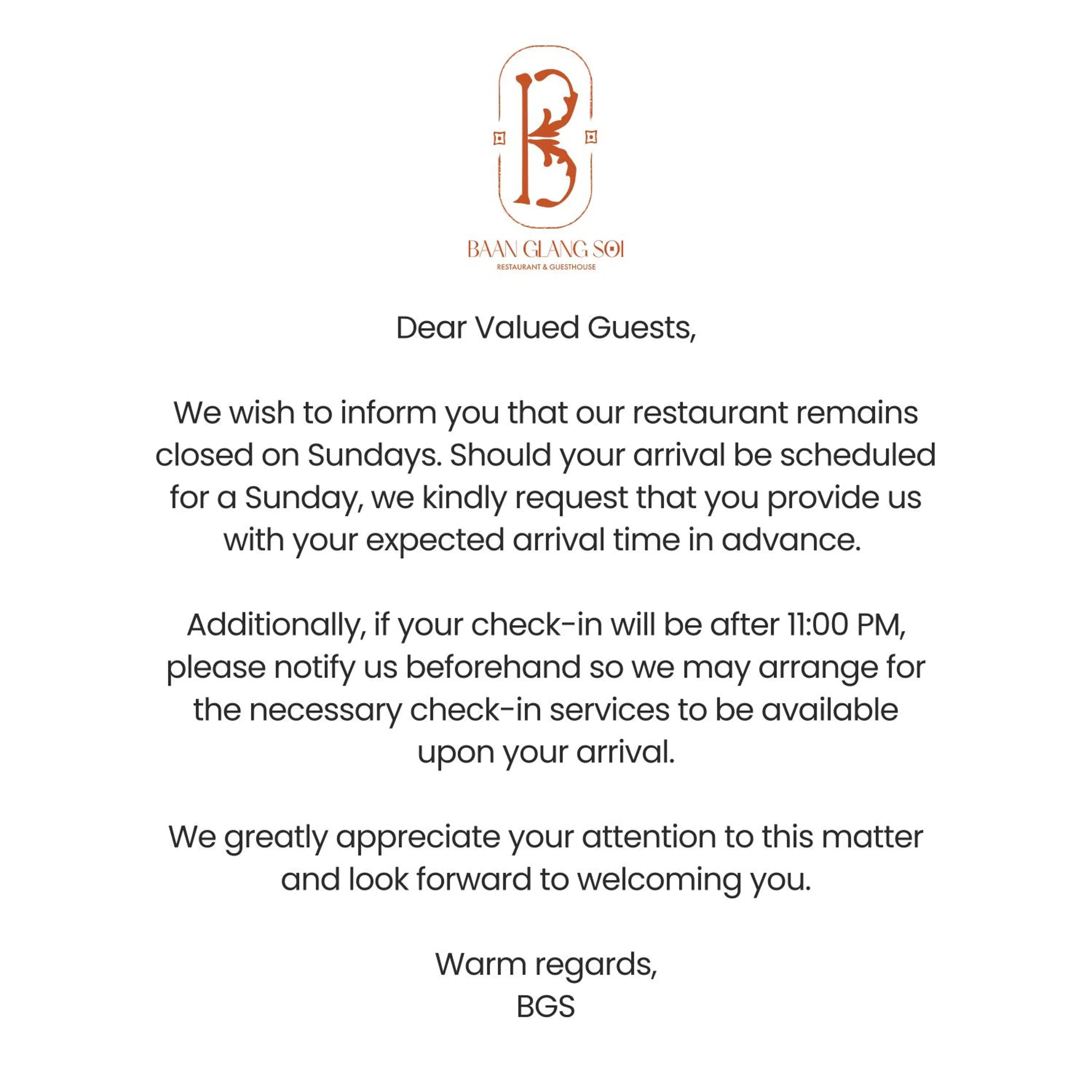 Baan Glang Soi Restaurant & Guesthouse