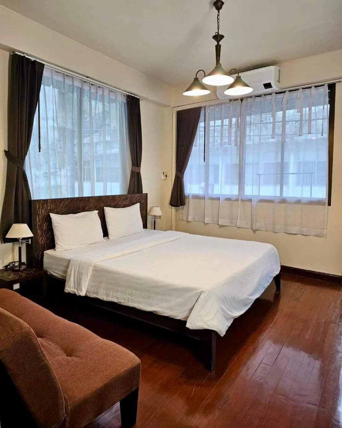 Bedroom, Bed in Baan Glang Soi Restaurant & Guesthouse