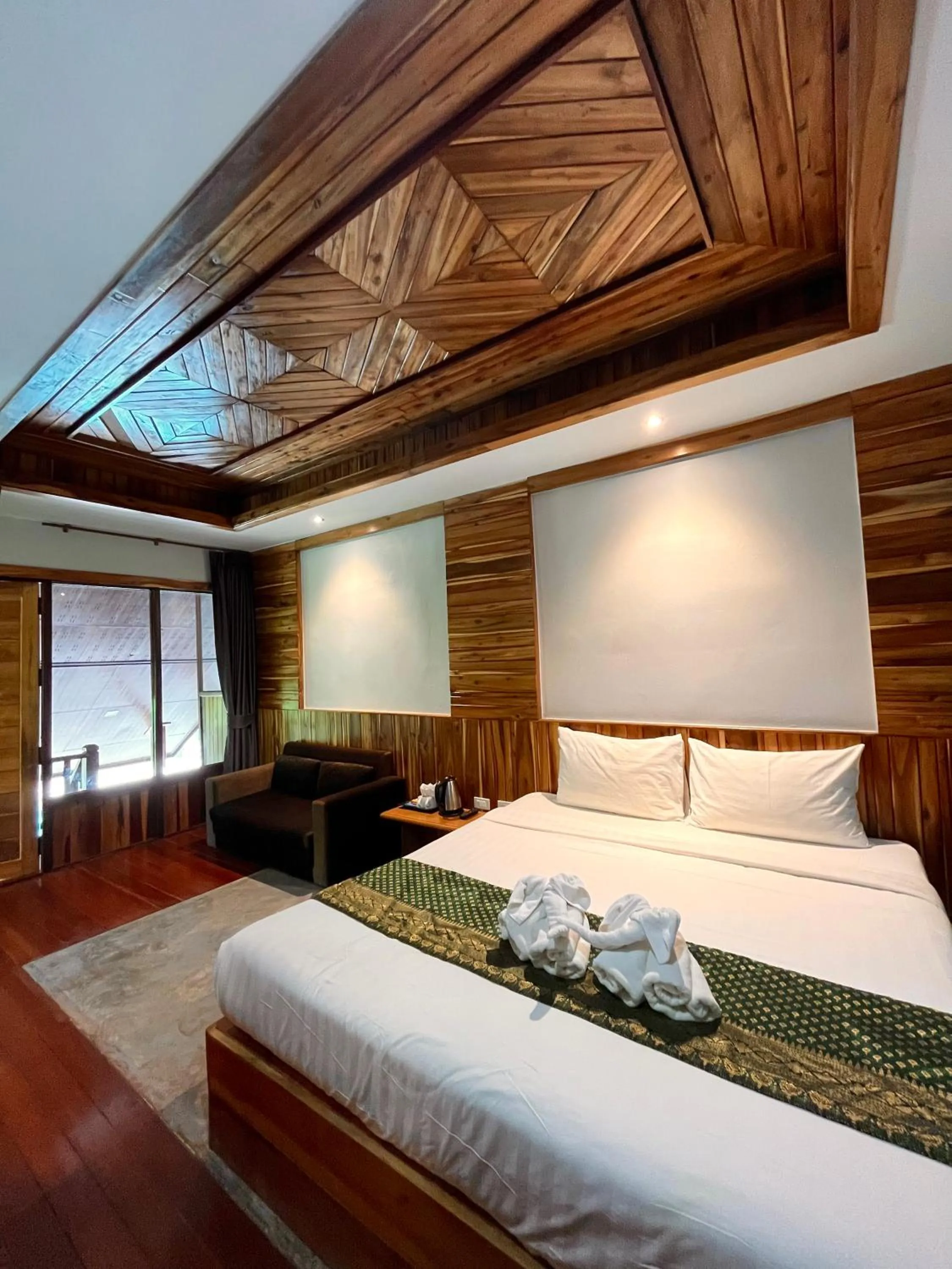 Bed in Krabi Klong Muang Bay Resort