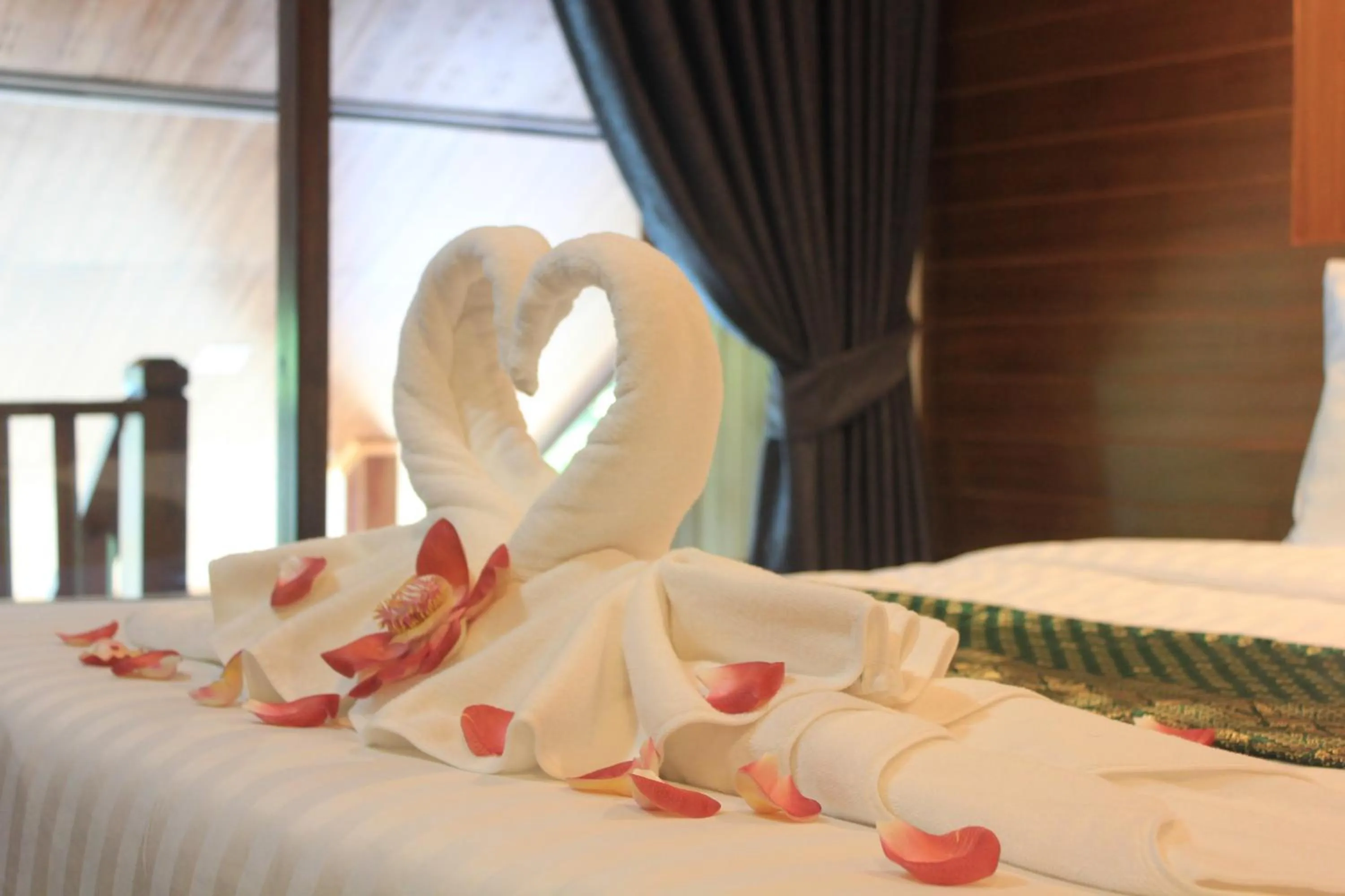 Bed in Krabi Klong Muang Bay Resort