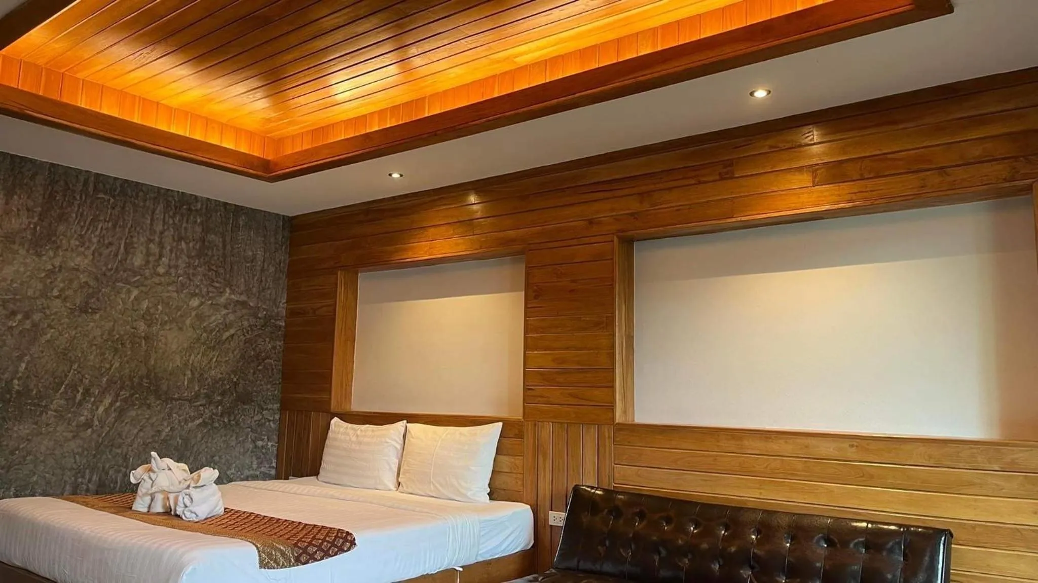 Bed in Krabi Klong Muang Bay Resort