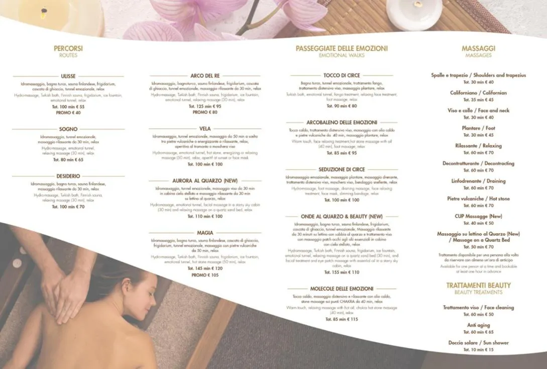 Spa and wellness centre/facilities in Baia Di Ulisse Wellness & Spa