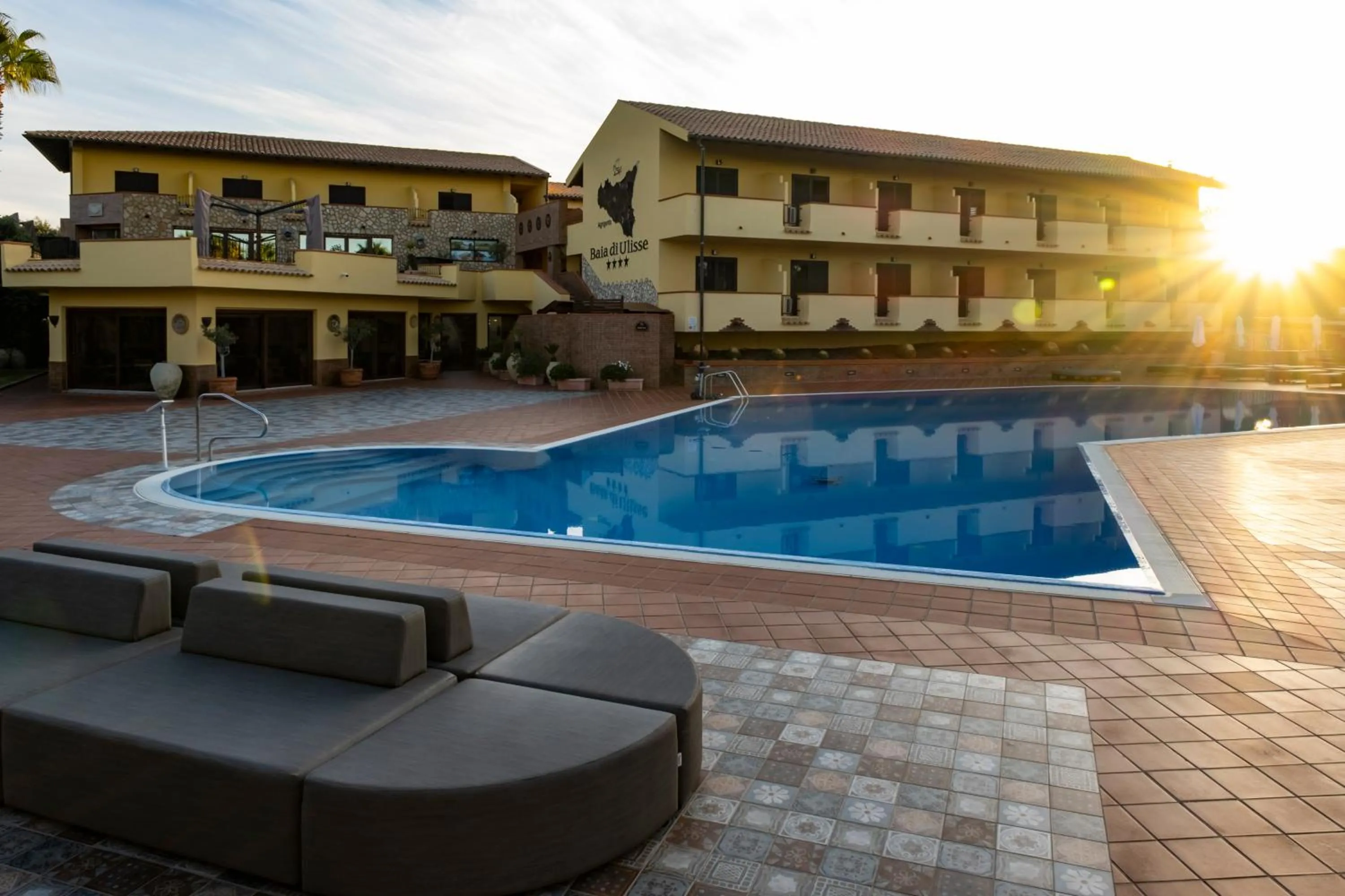 Swimming pool in Baia Di Ulisse Wellness & Spa