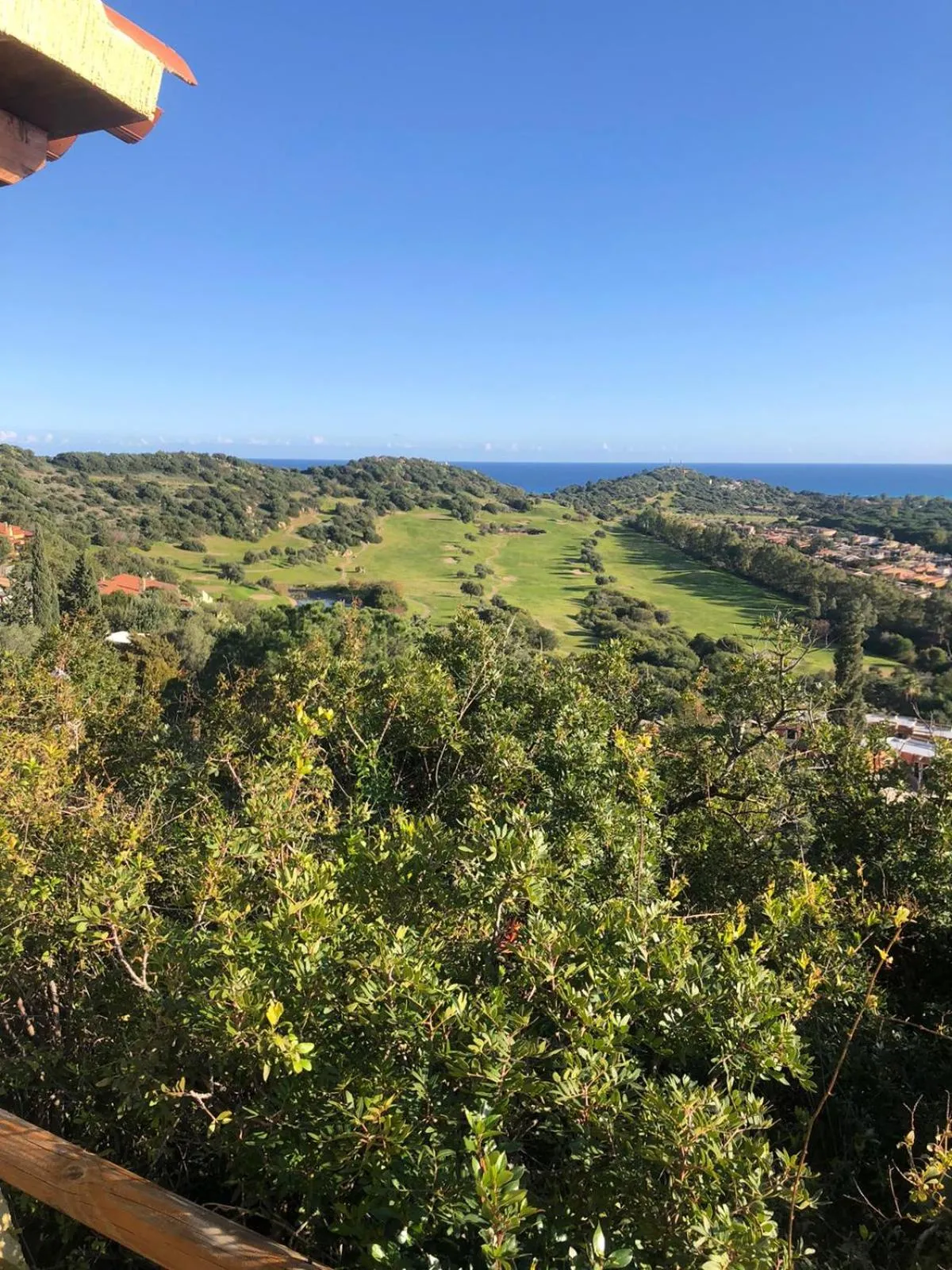 Golfcourse in Casa panoramica Villasimius