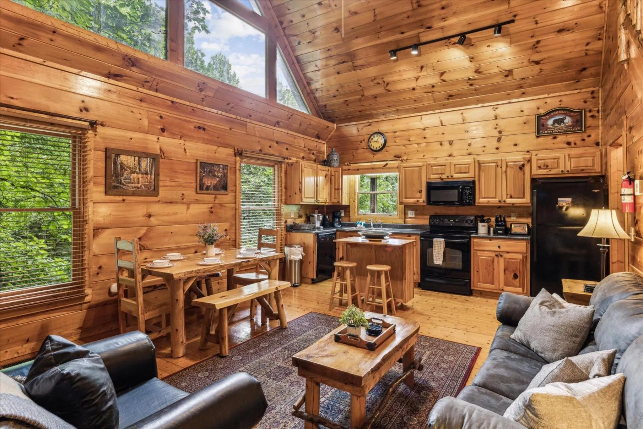 Kitchen or kitchenette in Brave Eagle Cabin