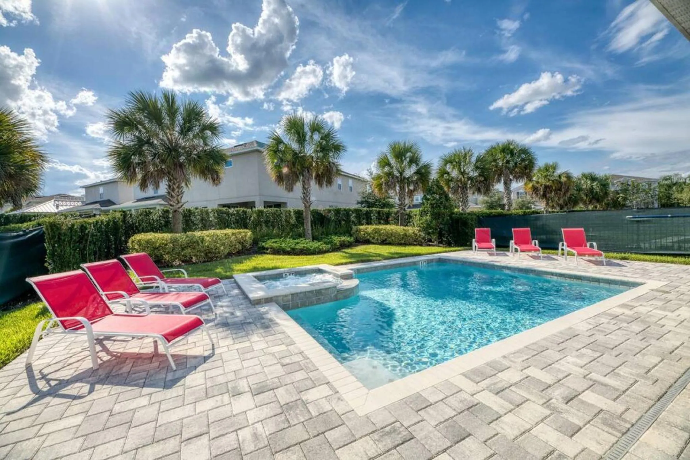 Patio in Inactive Spacious 8 BDR Family Home with Arcades and Free Pool Heat