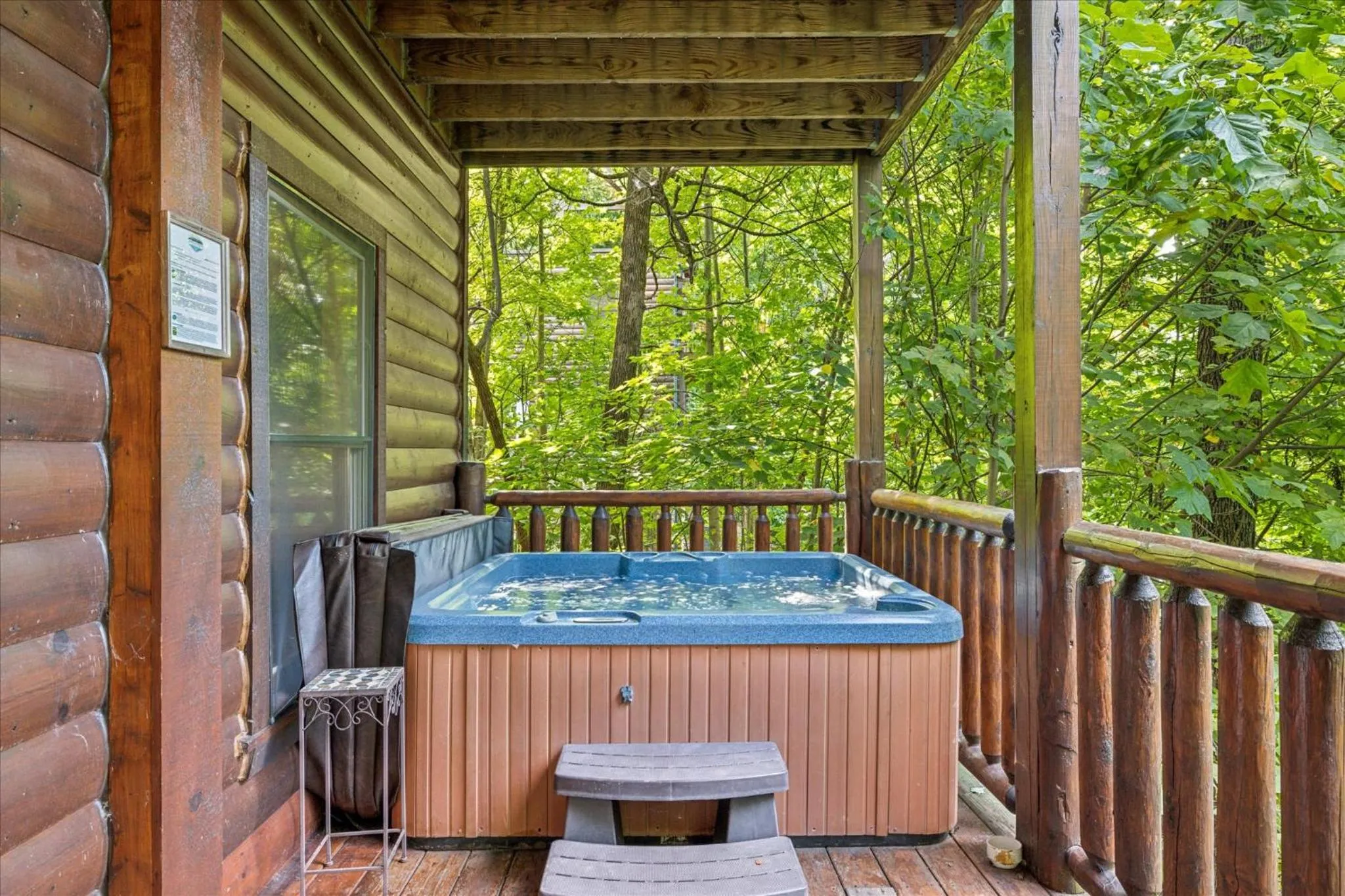 Natural landscape in Sleepy Willow Cabin