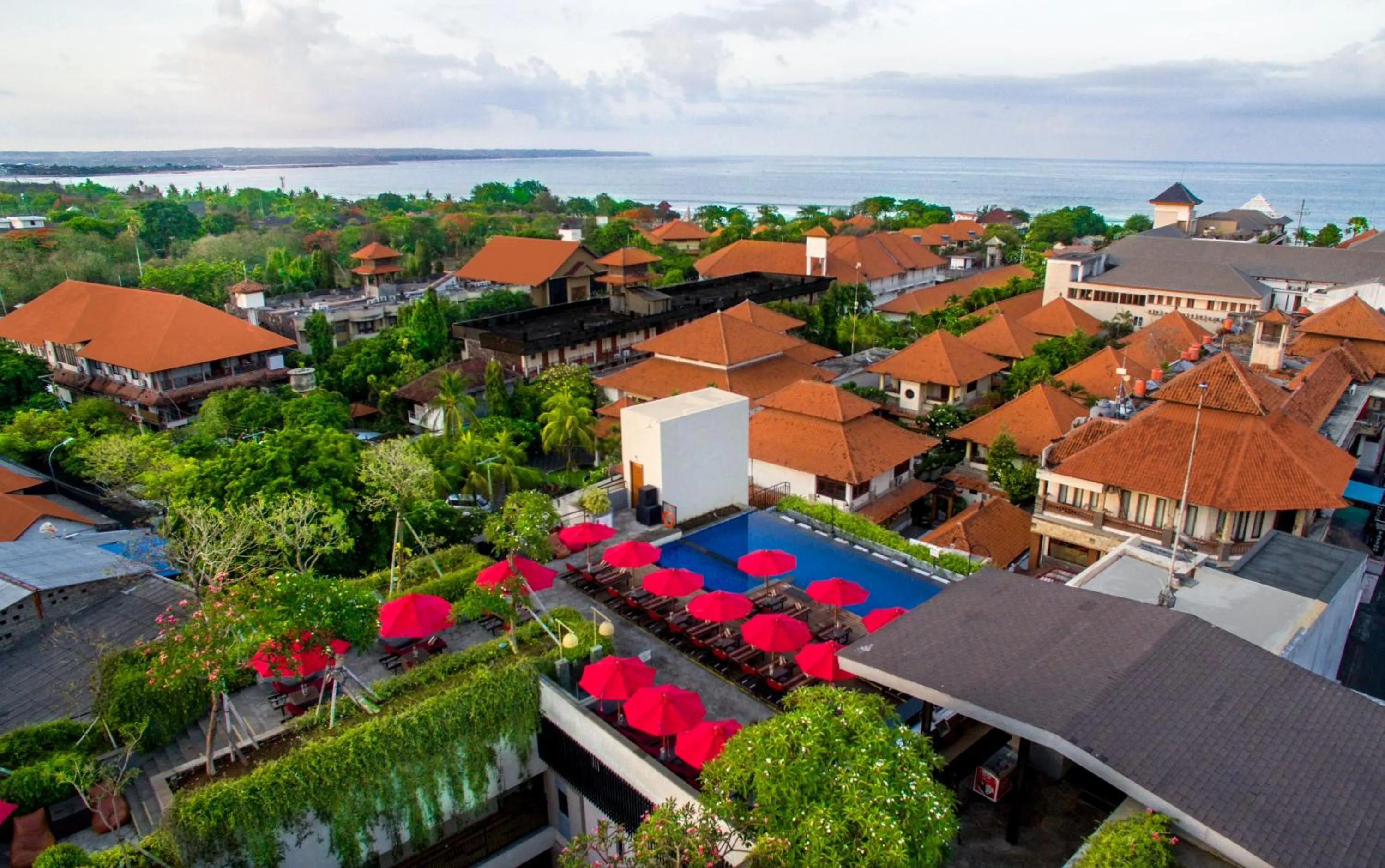 Bird's eye view in Sevn Legian