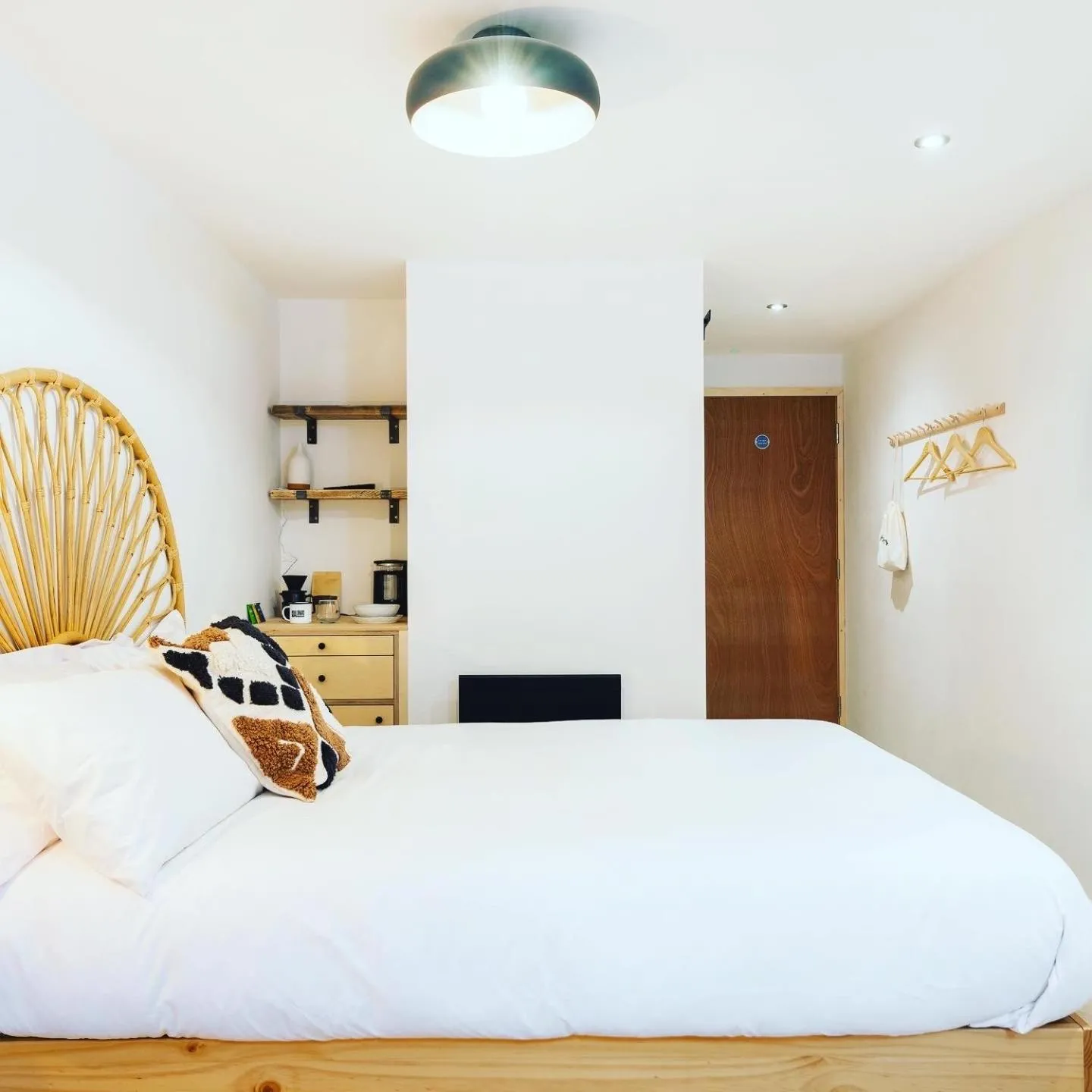 Photo of the whole room, Bed in CoalShed
