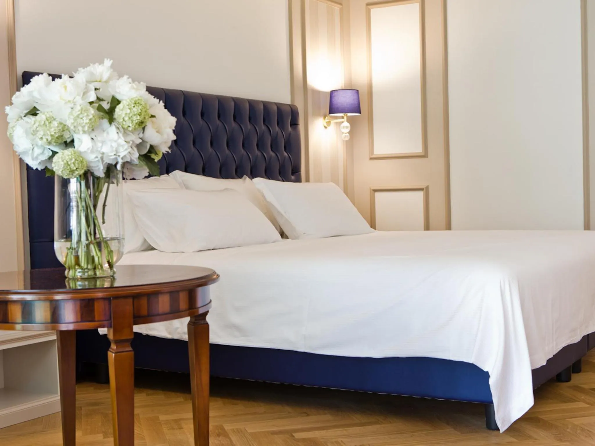 Bed in Grand Hotel Imperiale Resort & SPA