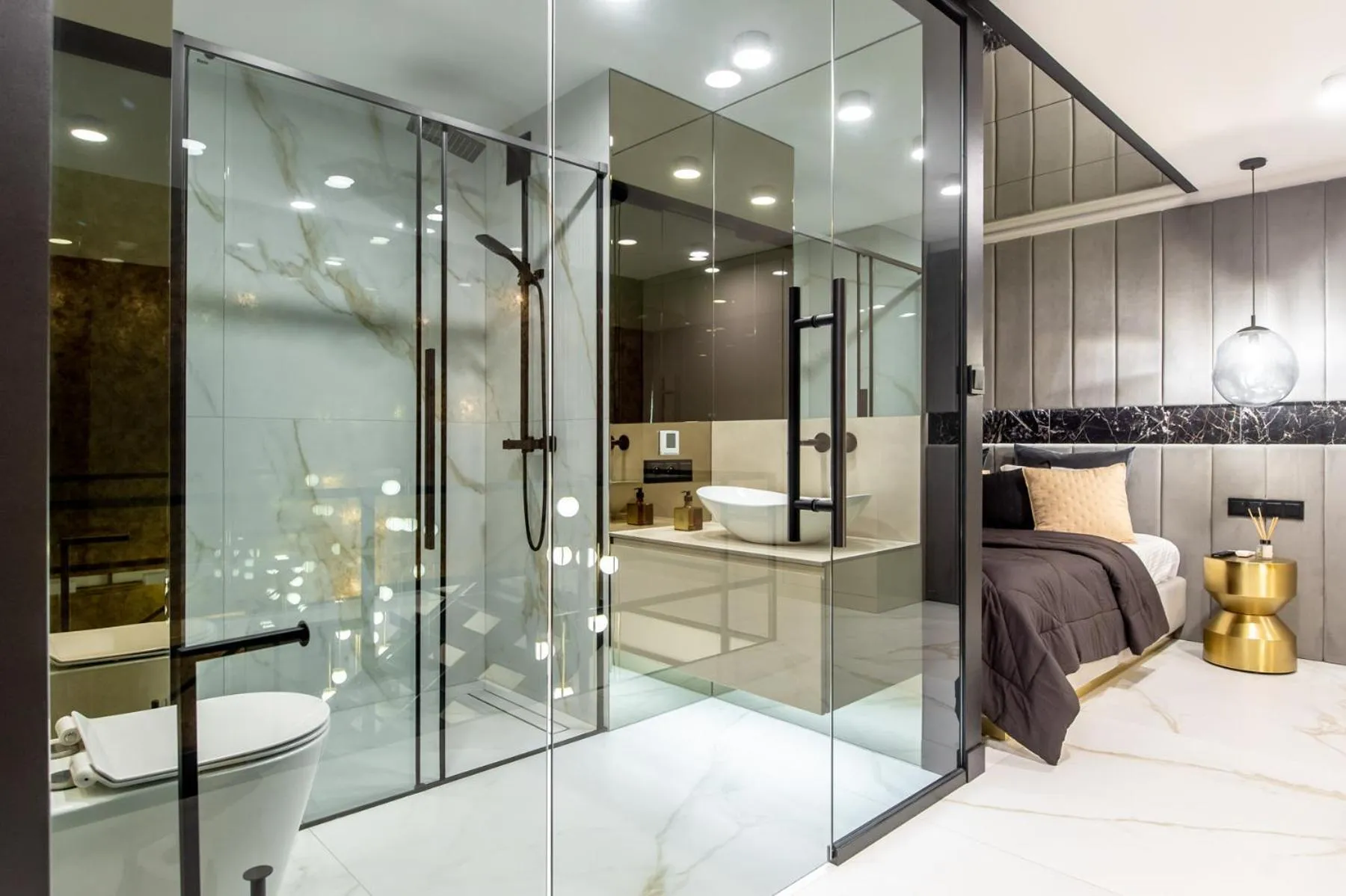 Shower in Super-Apartamenty VIP Jacuzzi II