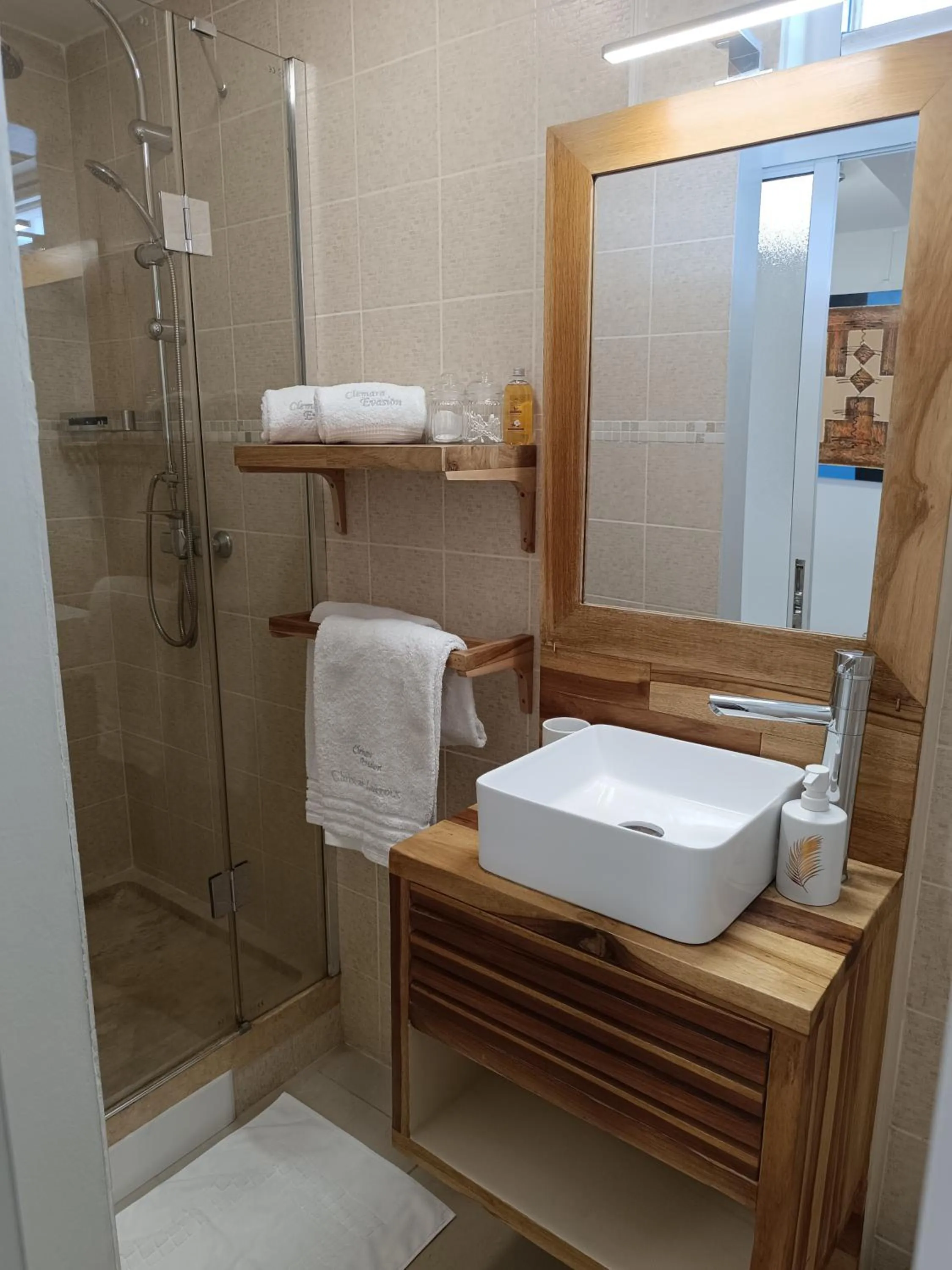 Shower in CLEMARA EVASION