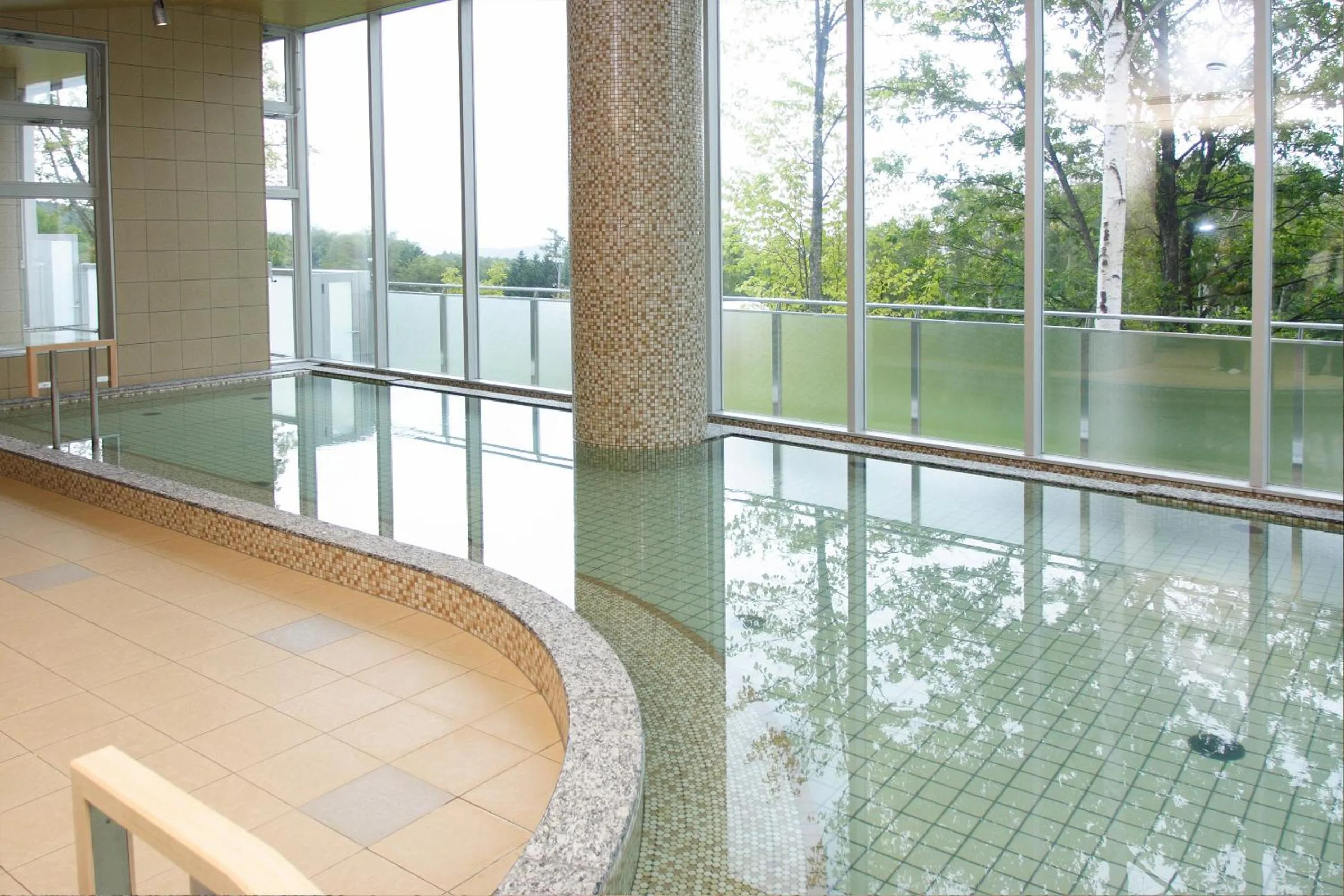 Hot Spring Bath in Shin Furano Prince Hotel