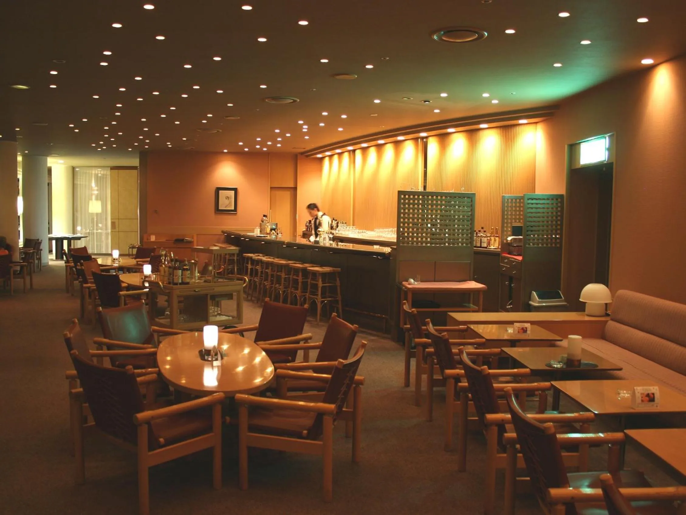 Lounge or bar in Shin Furano Prince Hotel