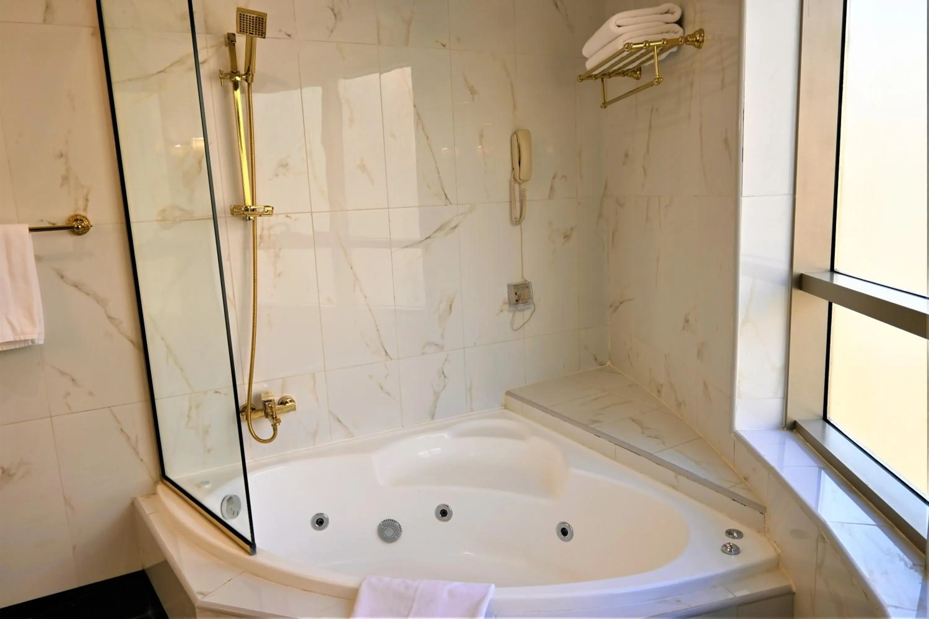 Bathroom in Crystal Plaza Al Majaz Hotel