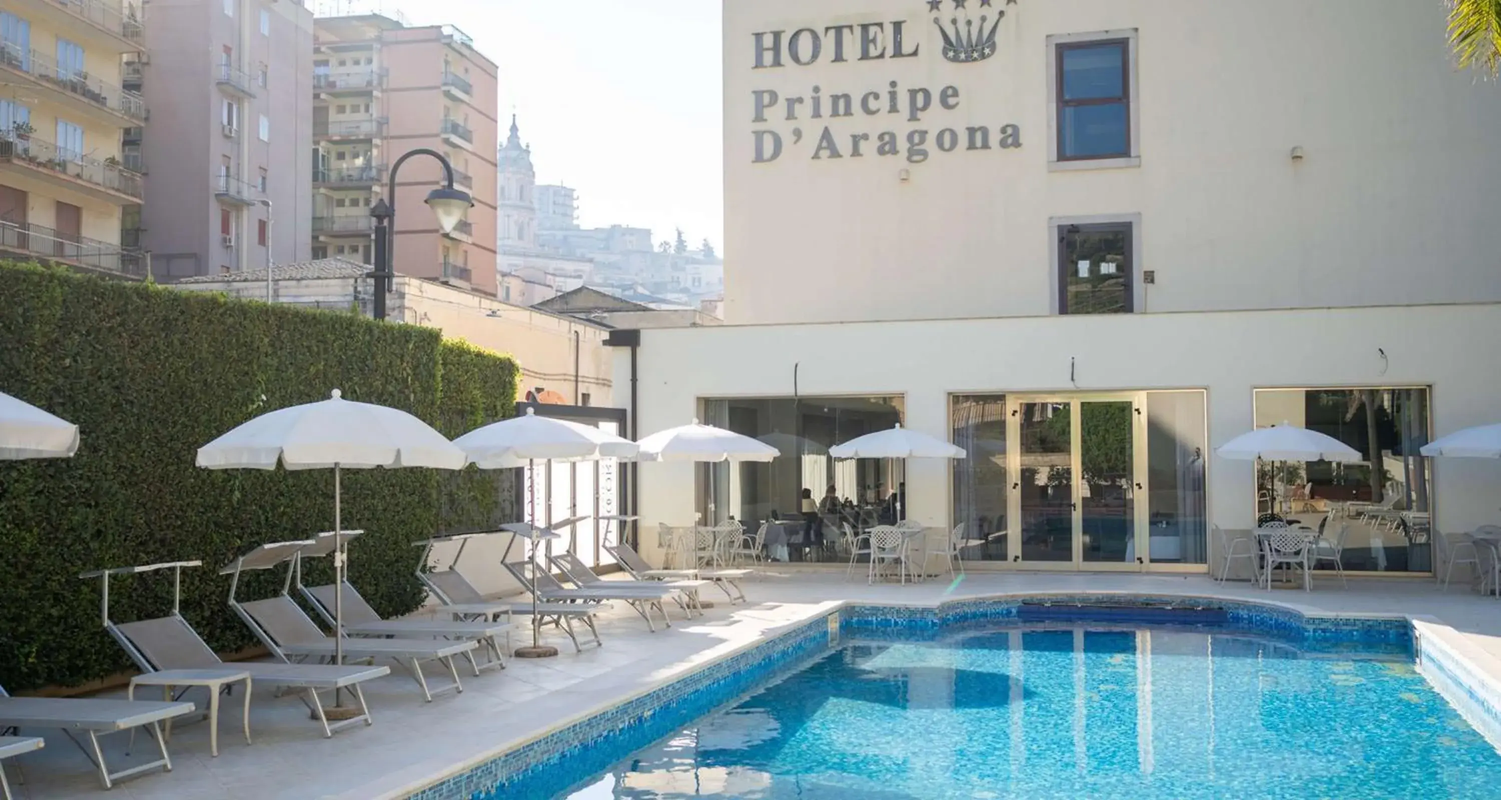 Pool view in Hotel Principe d'Aragona, Sure Hotel Collection by BW Pool view in Hotel Principe d'Aragona, Sure Hotel Collection by BW