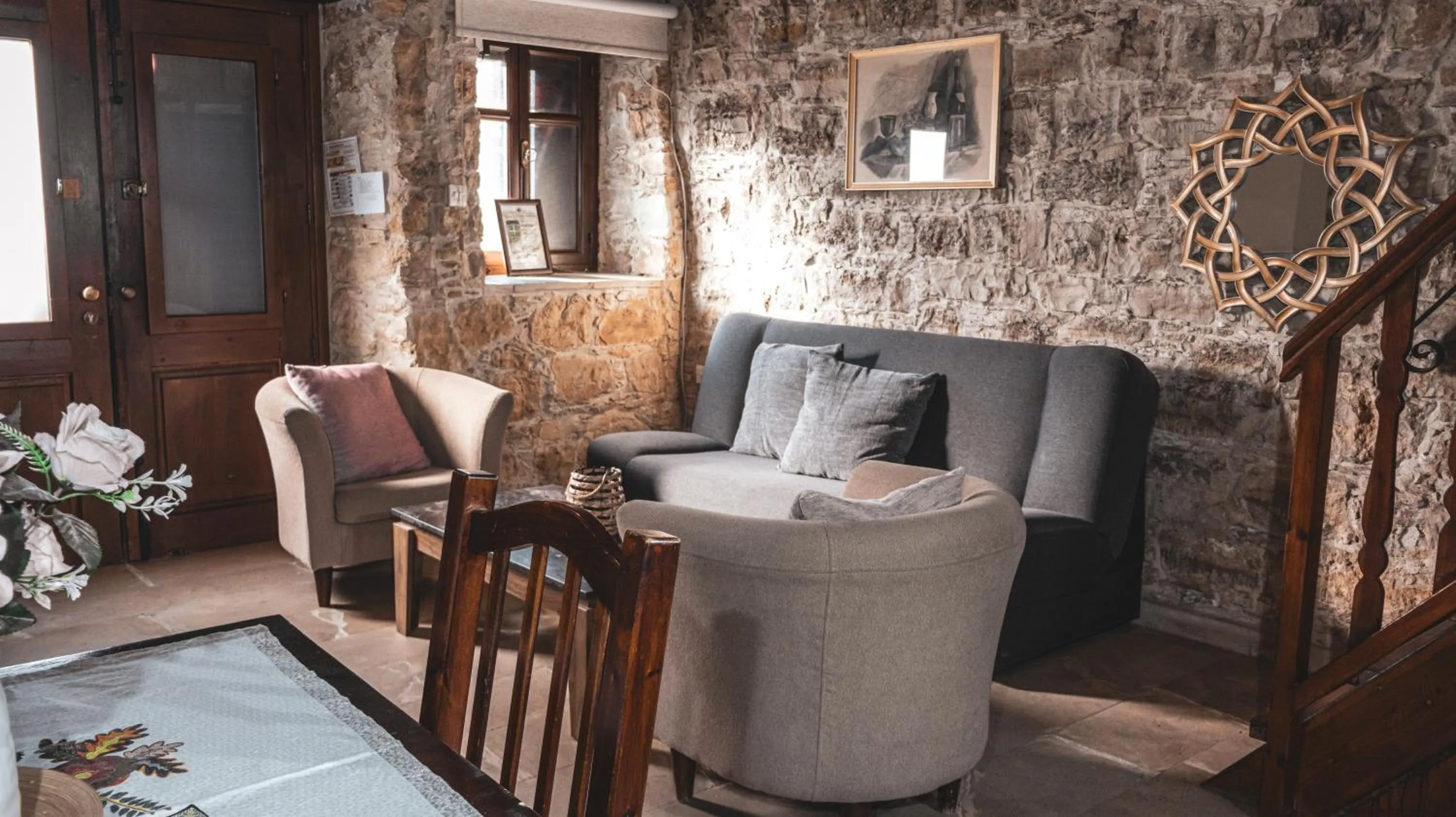 Living room in Agrovino Lofou