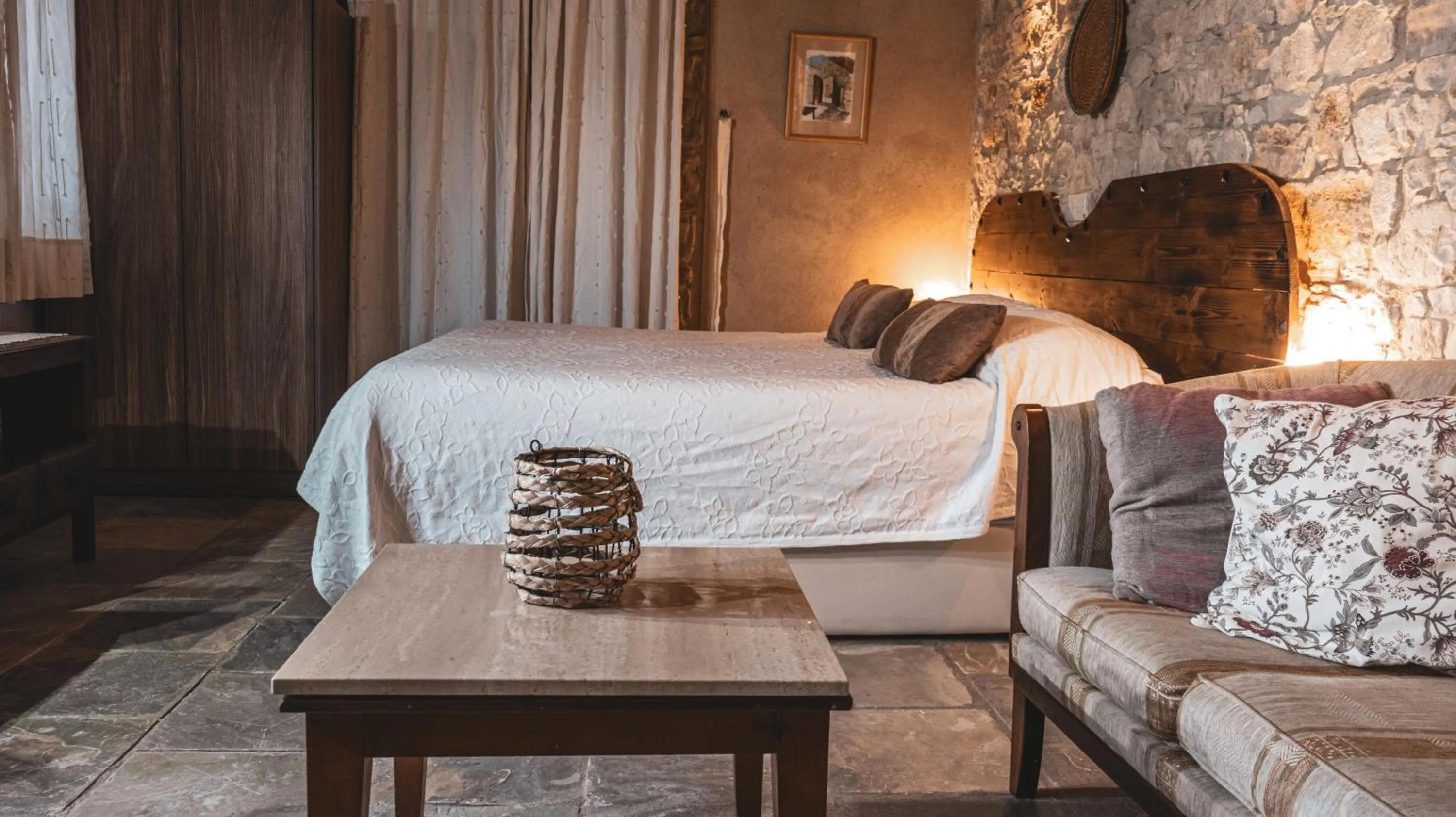 Bed in Agrovino Lofou