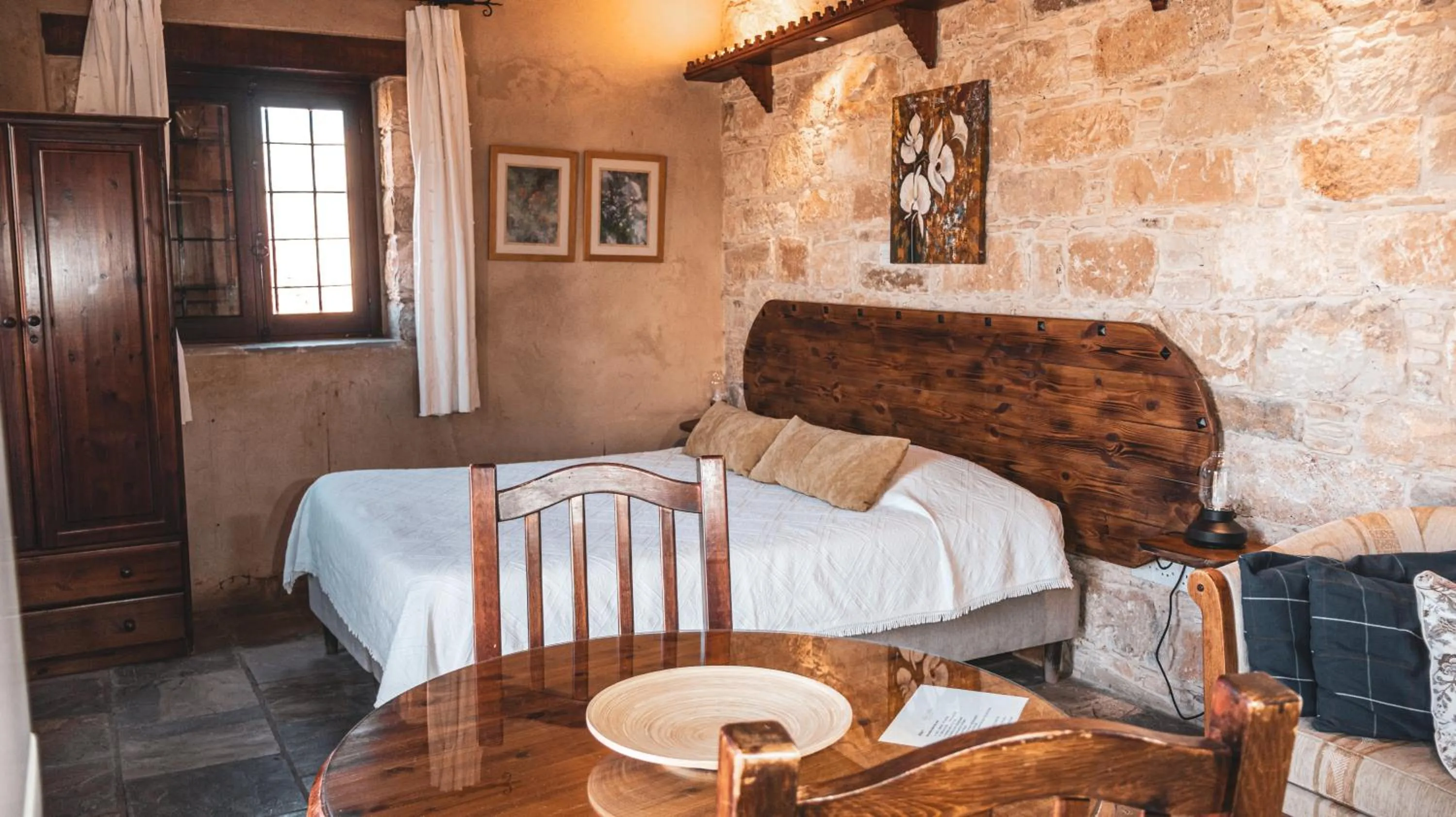 Bed in Agrovino Lofou
