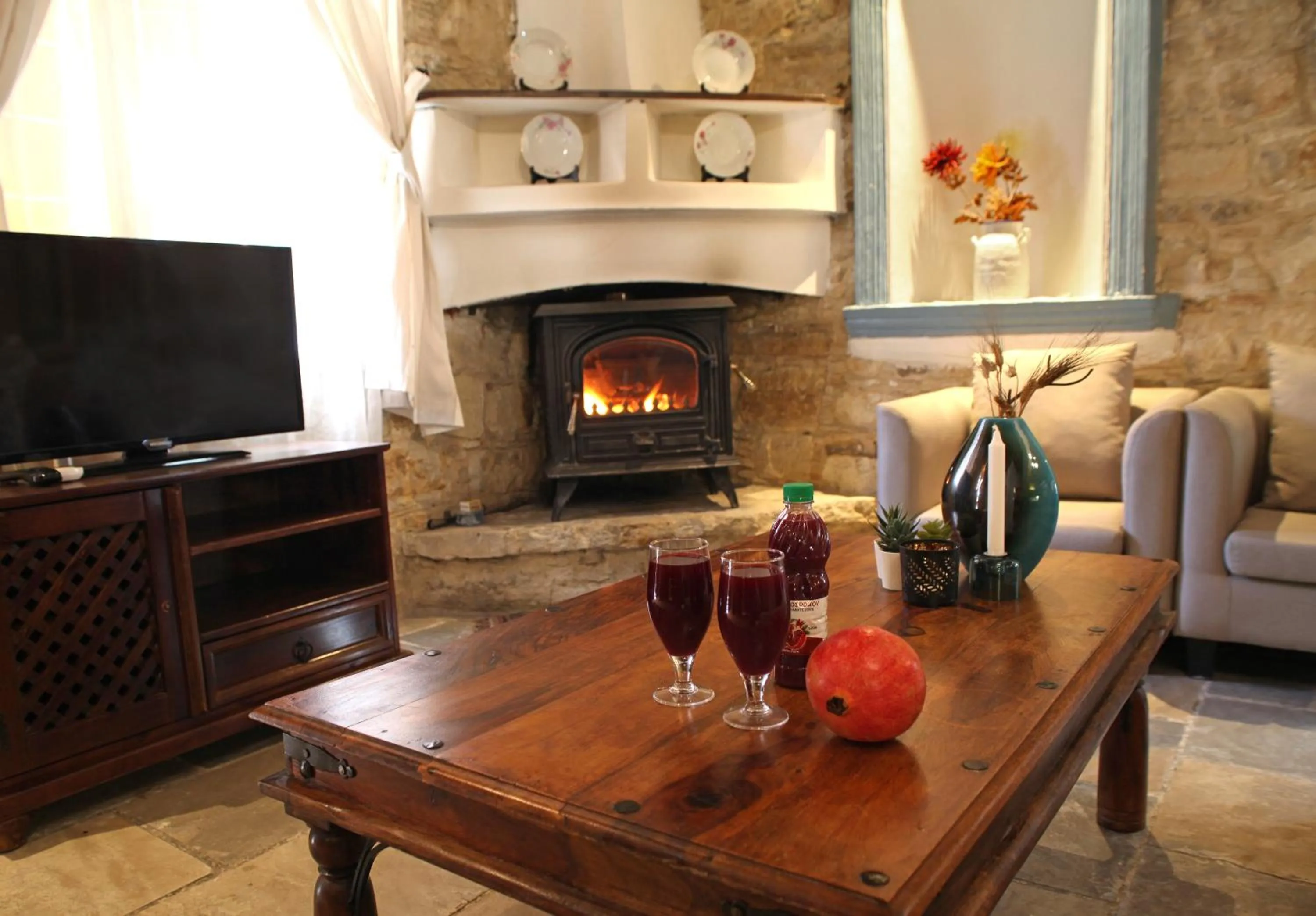 Living room in Agrovino Lofou
