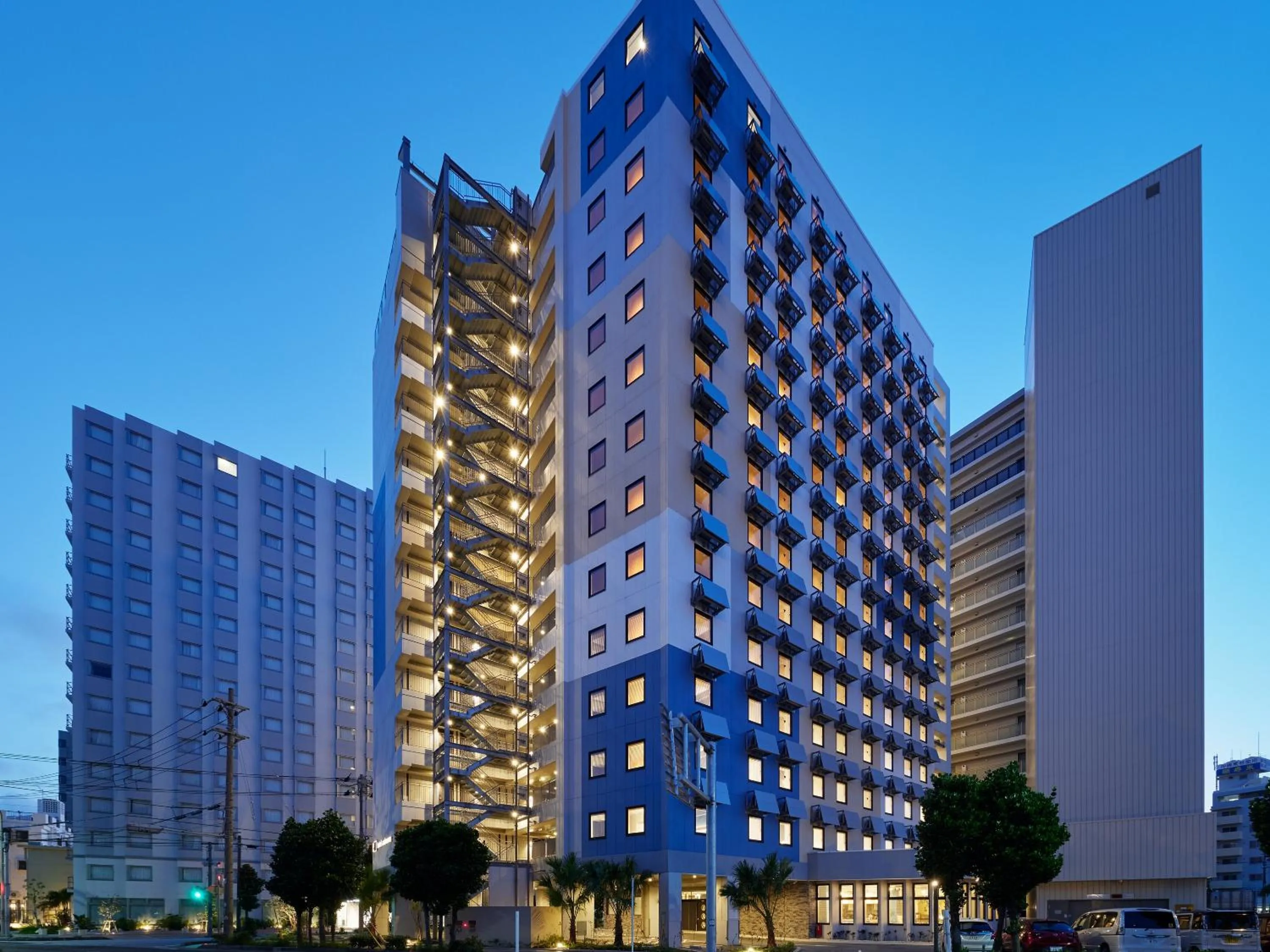 Property building in hotel androoms Naha Port