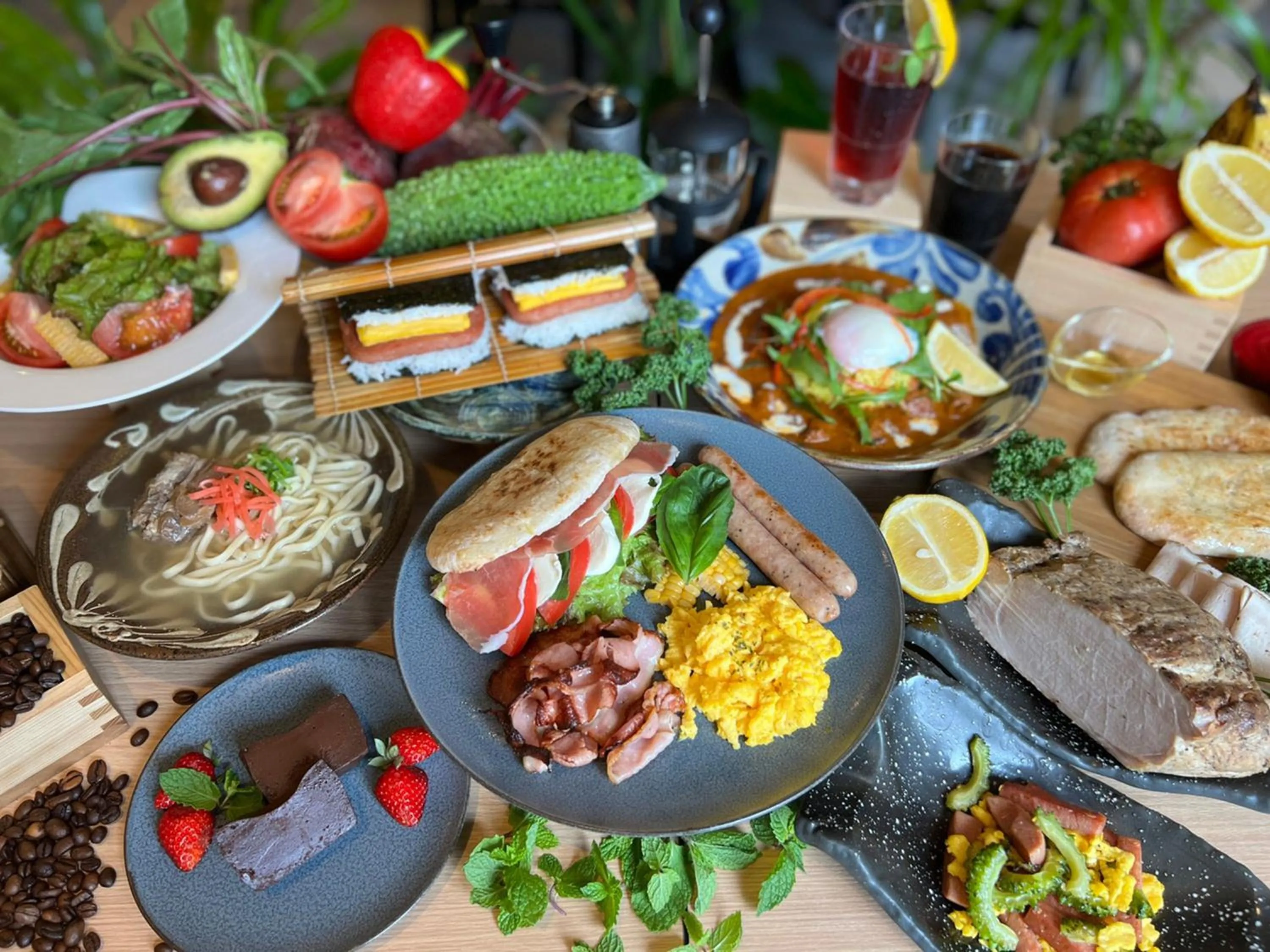 Food and drinks in hotel androoms Naha Port