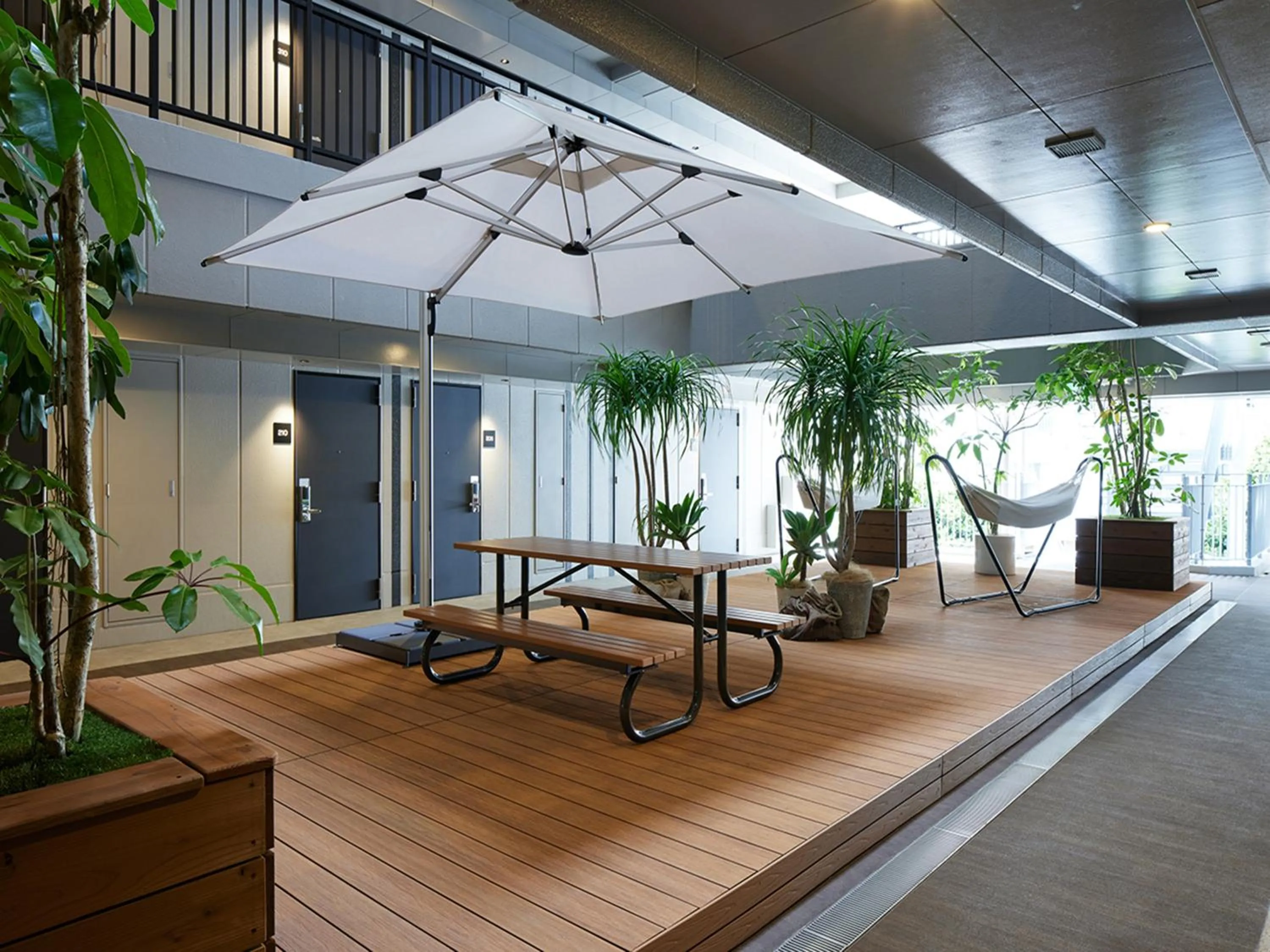 Area and facilities in hotel androoms Naha Port