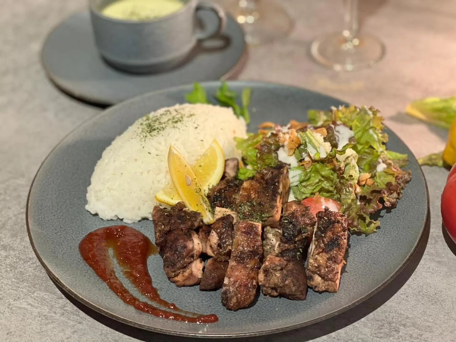 Lunch in hotel androoms Naha Port