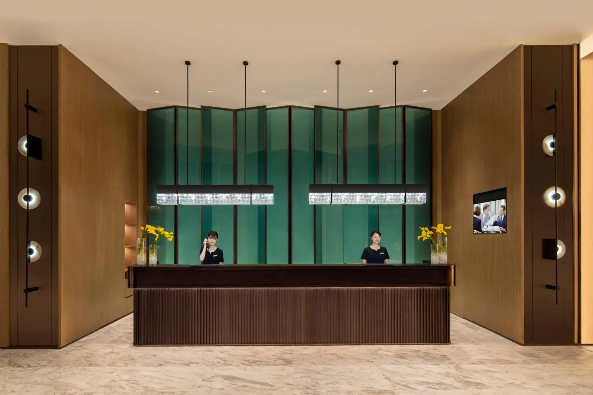 Lobby or reception in Somerset Gaoxin Chengdu Lobby or reception in Somerset Gaoxin Chengdu
