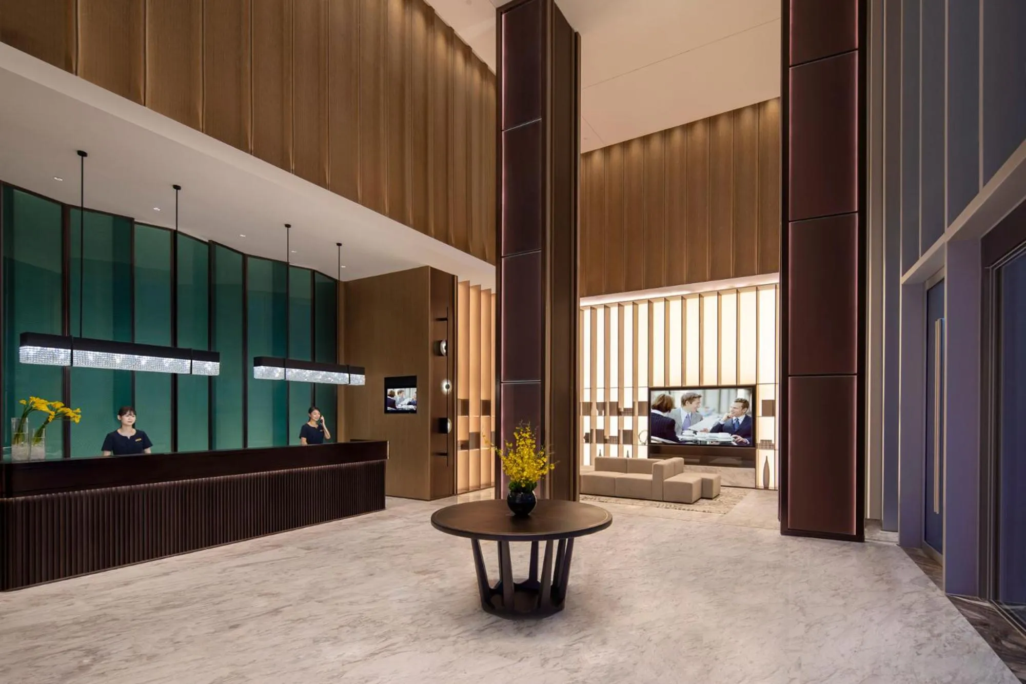 Lobby or reception in Somerset Gaoxin Chengdu