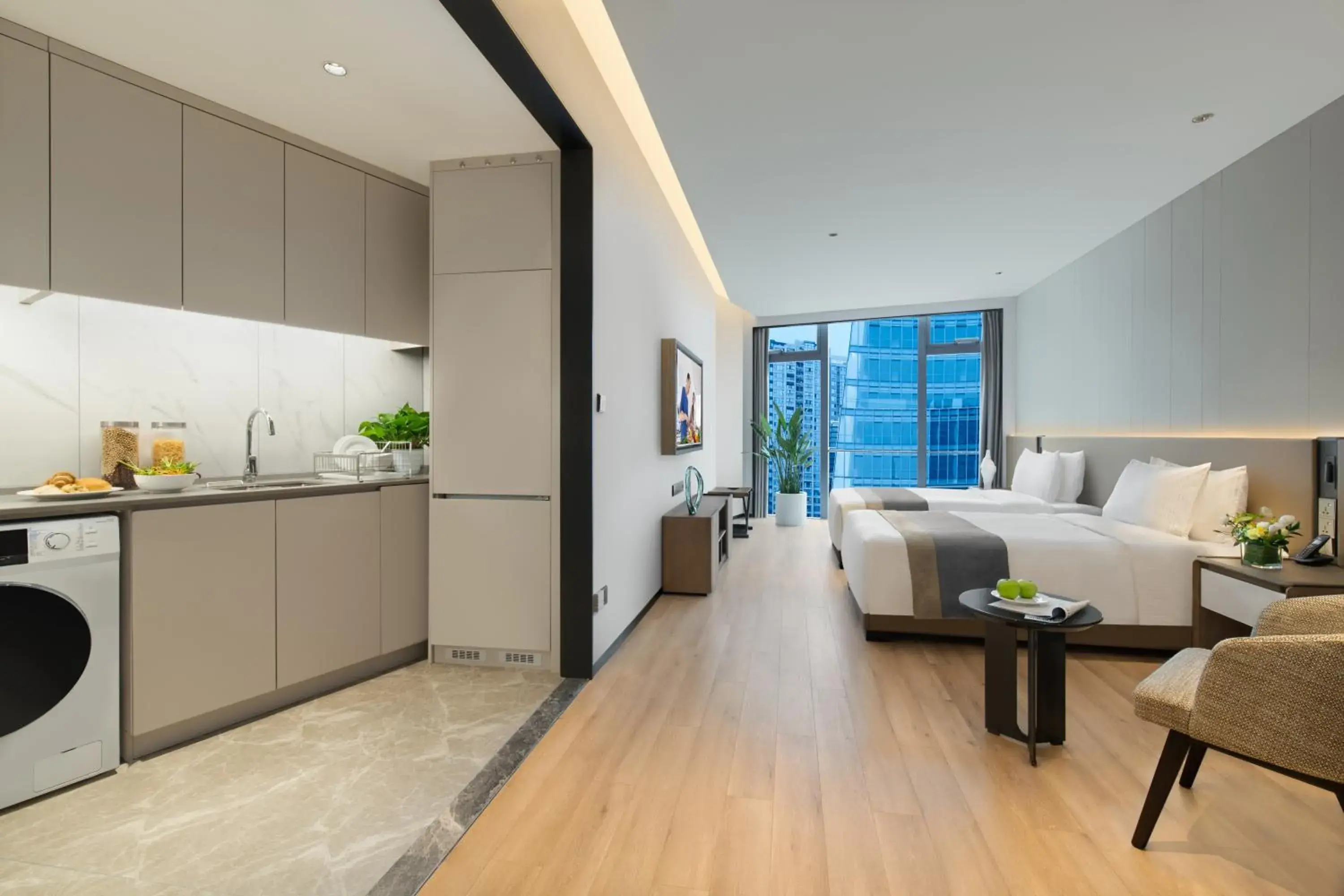 Photo of the whole room in Somerset Gaoxin Chengdu Photo of the whole room in Somerset Gaoxin Chengdu