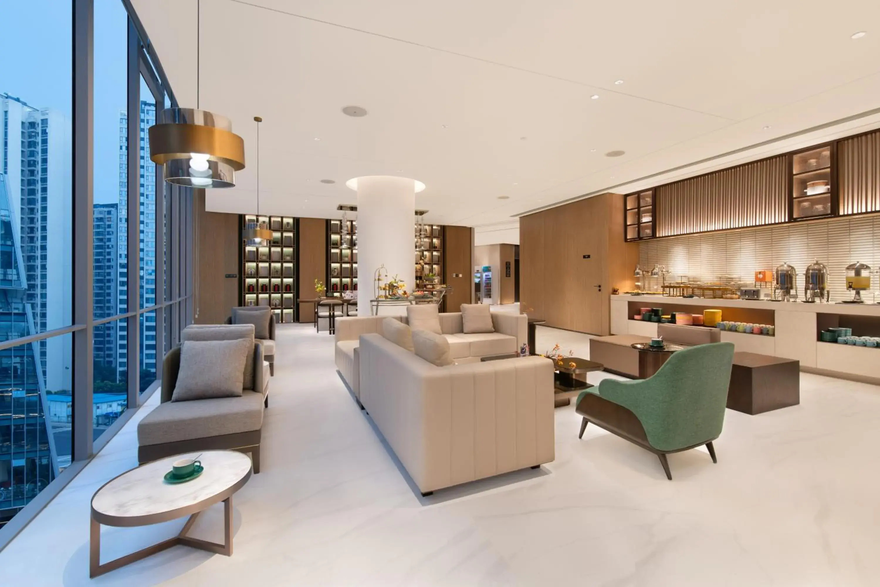 Lounge or bar in Somerset Gaoxin Chengdu Lounge or bar in Somerset Gaoxin Chengdu