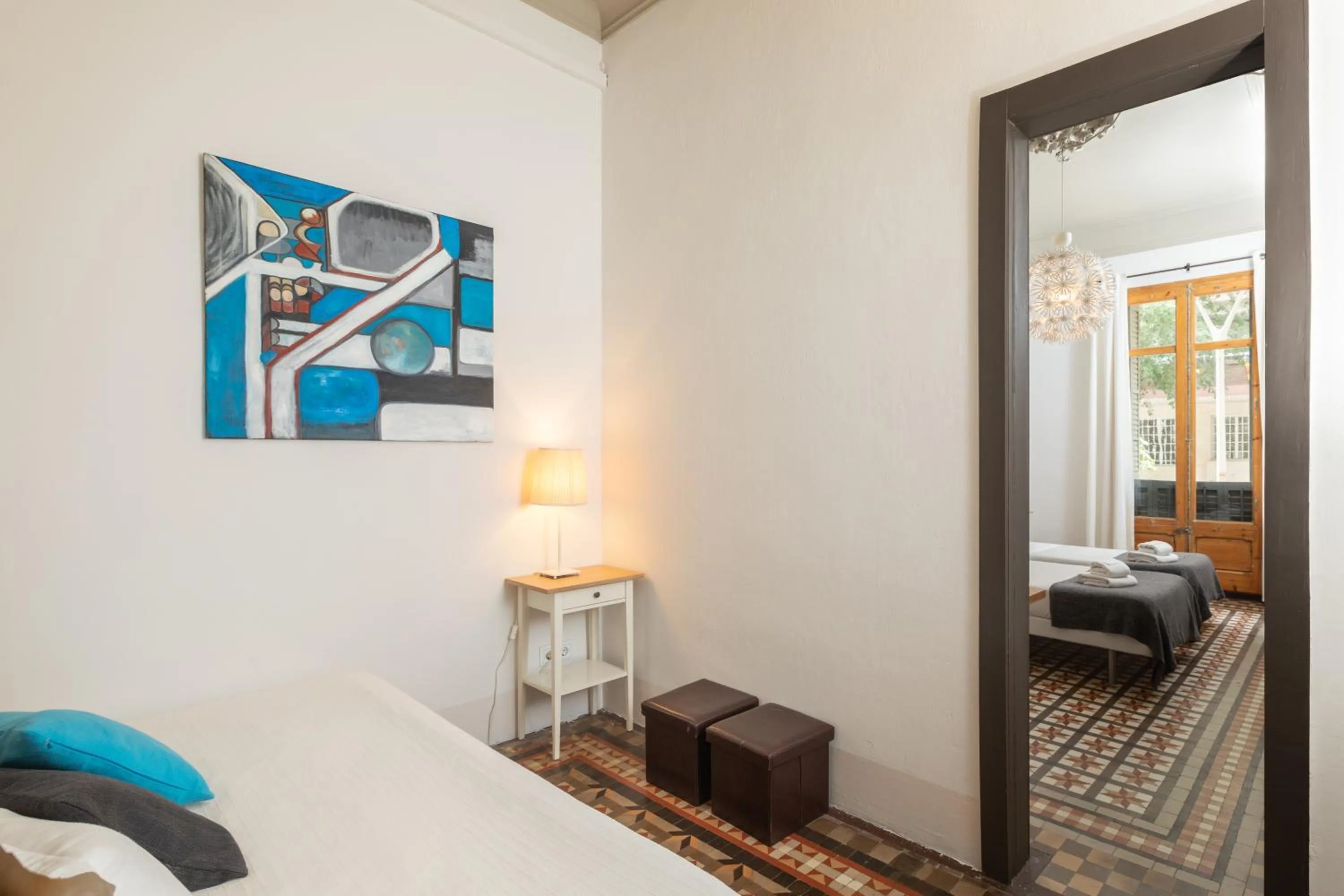 Seating area, Bed in Casa Maca Guest House