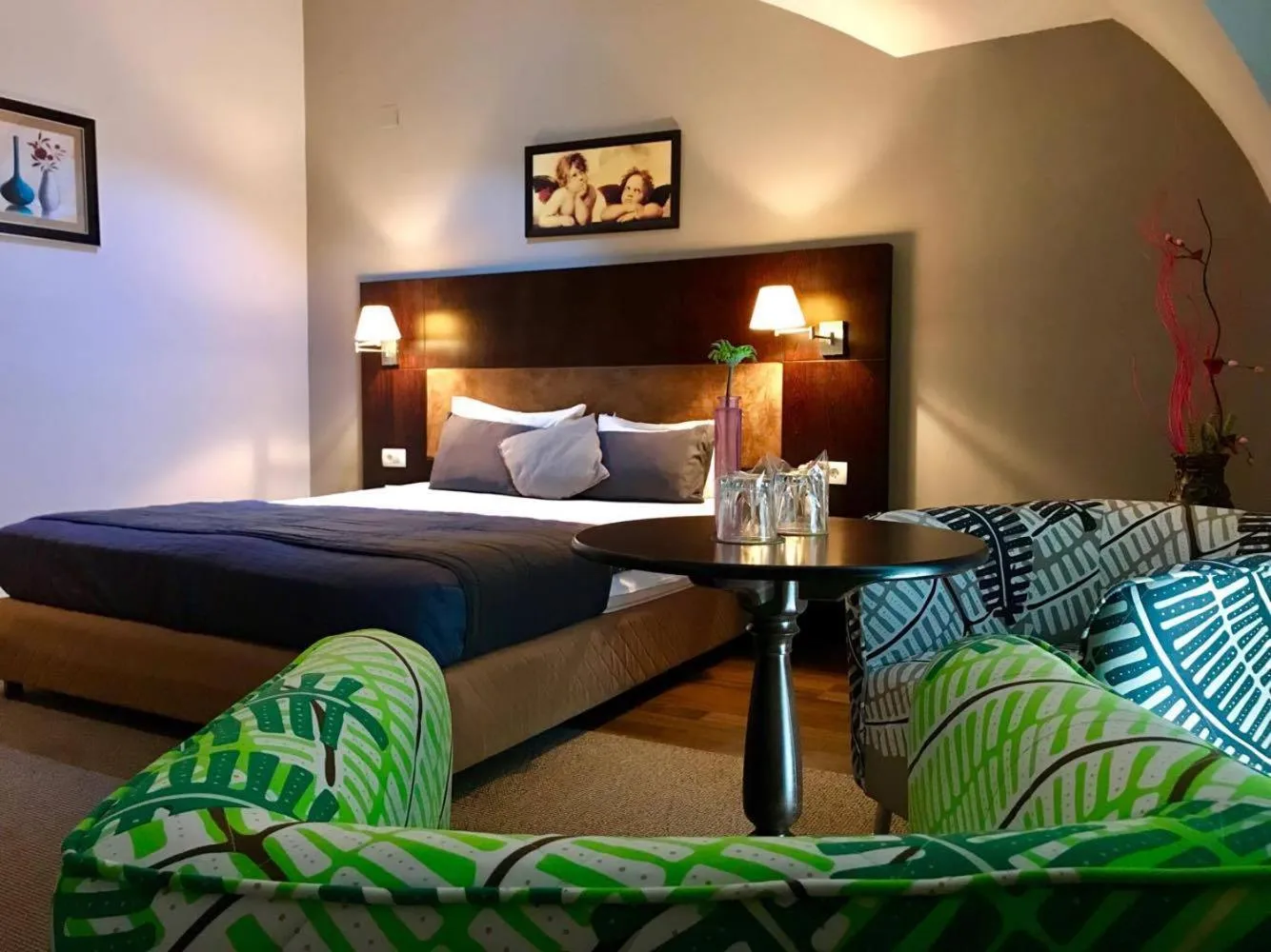 Bed in Hotel Dolce International