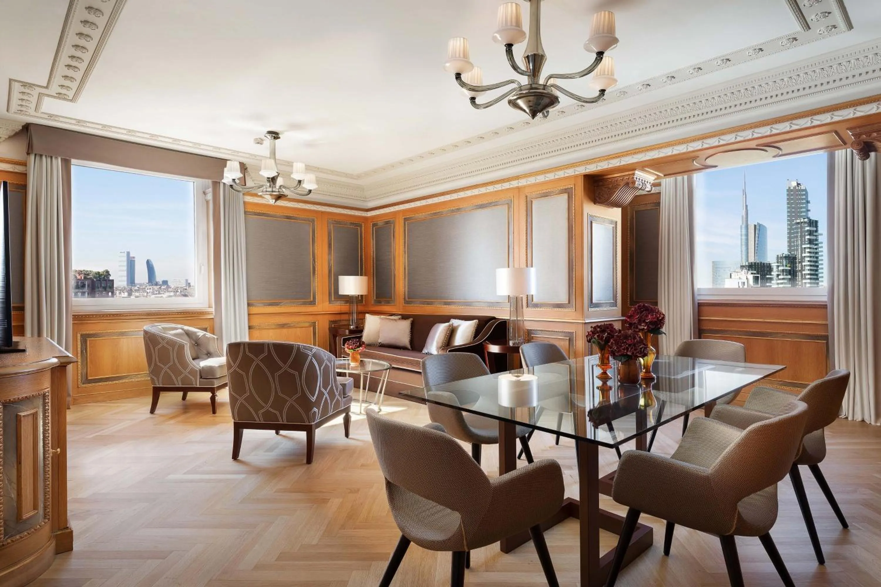 Living room in The Westin Palace, Milan