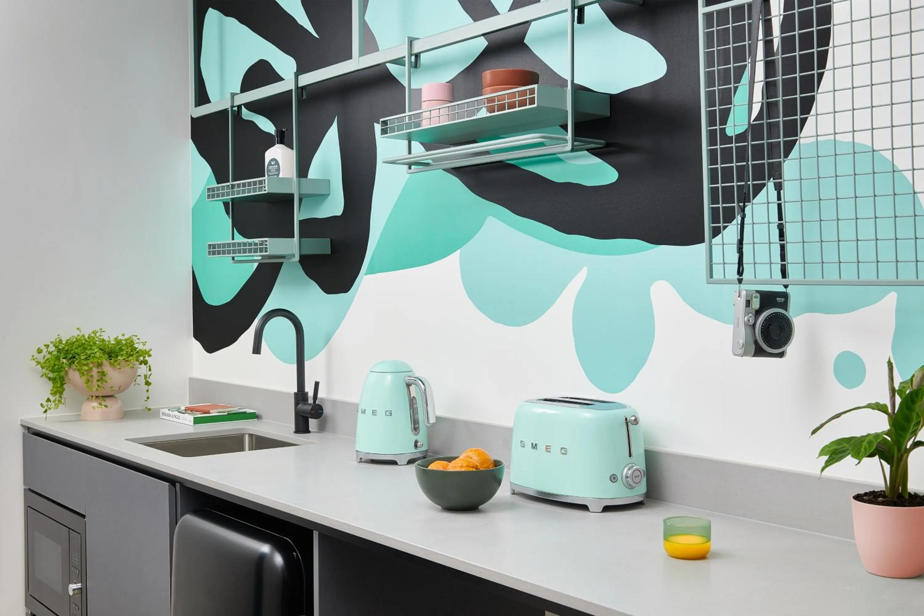 Kitchen or kitchenette in lyf Collingwood Melbourne