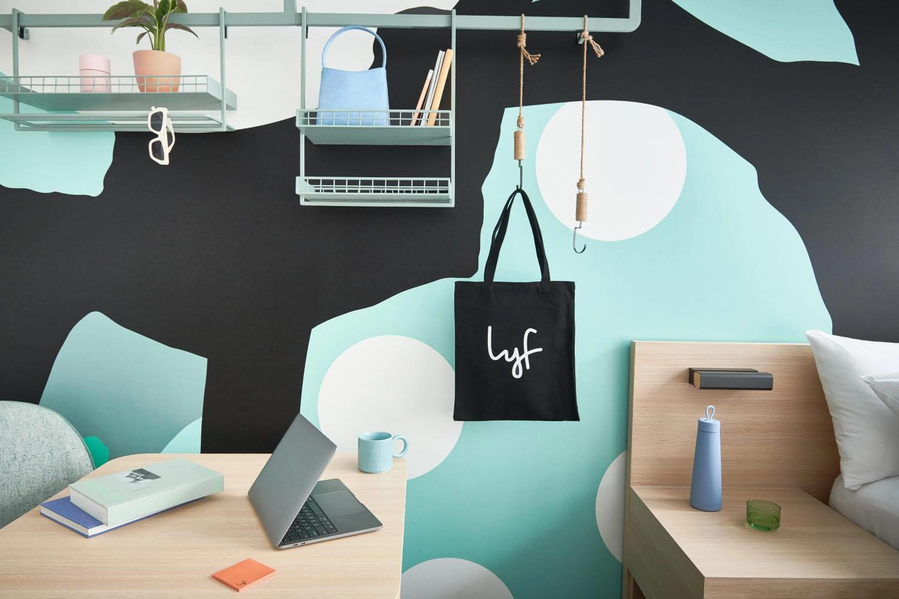 Bedroom in lyf Collingwood Melbourne