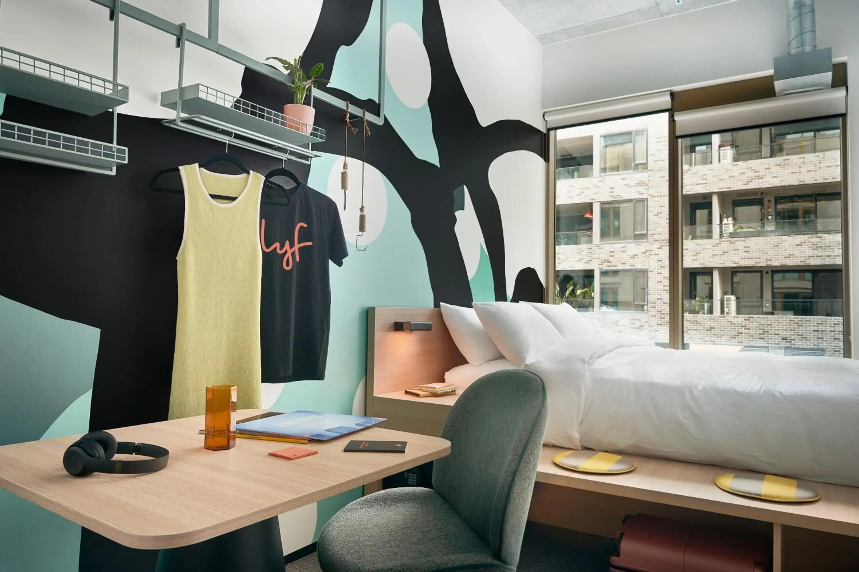 Bedroom, Bed in lyf Collingwood Melbourne Bedroom, Bed in lyf Collingwood Melbourne