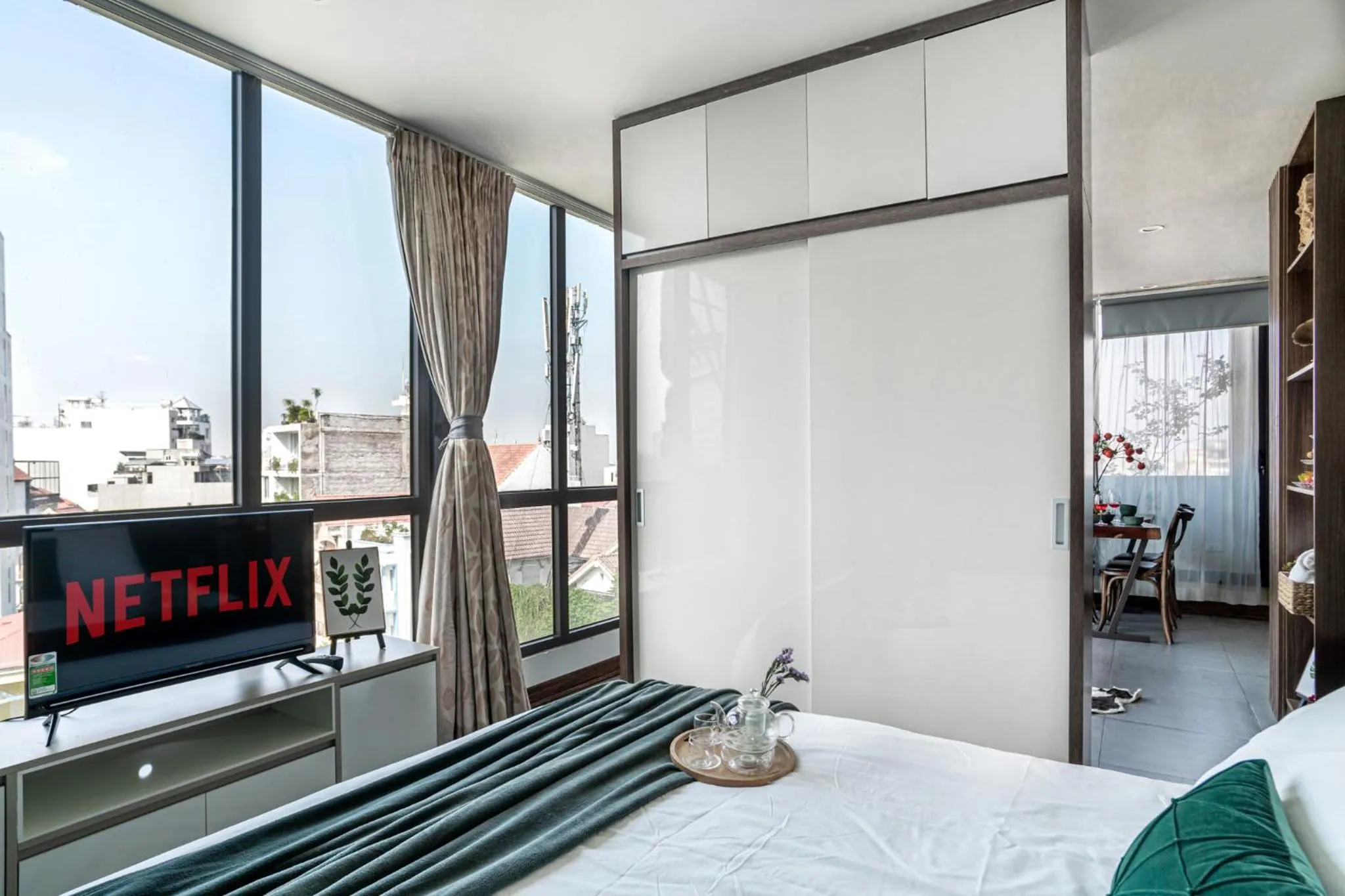 Bed in Sabi Home Tay Ho Hanoi