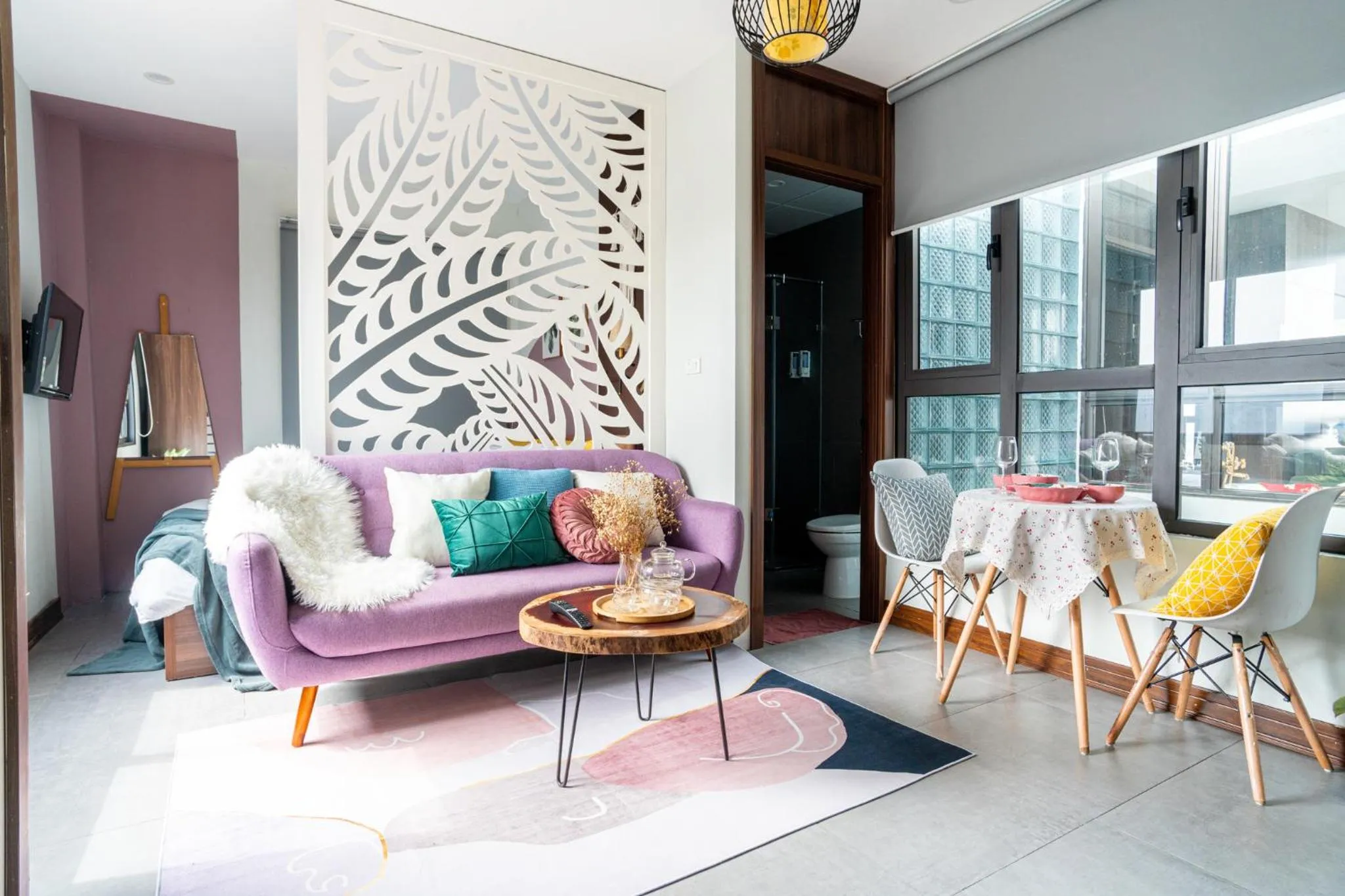 Living room in Sabi Home Tay Ho Hanoi