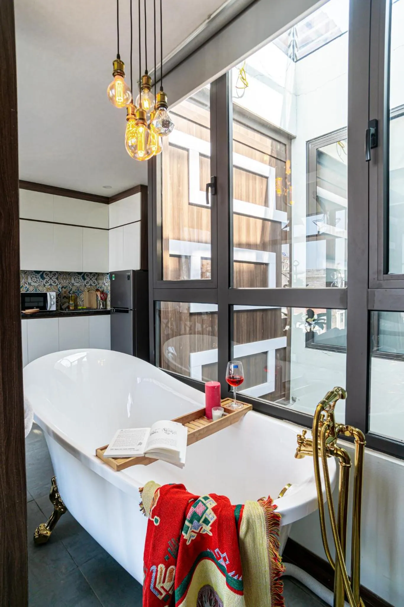 Bed in Sabi Home Tay Ho Hanoi