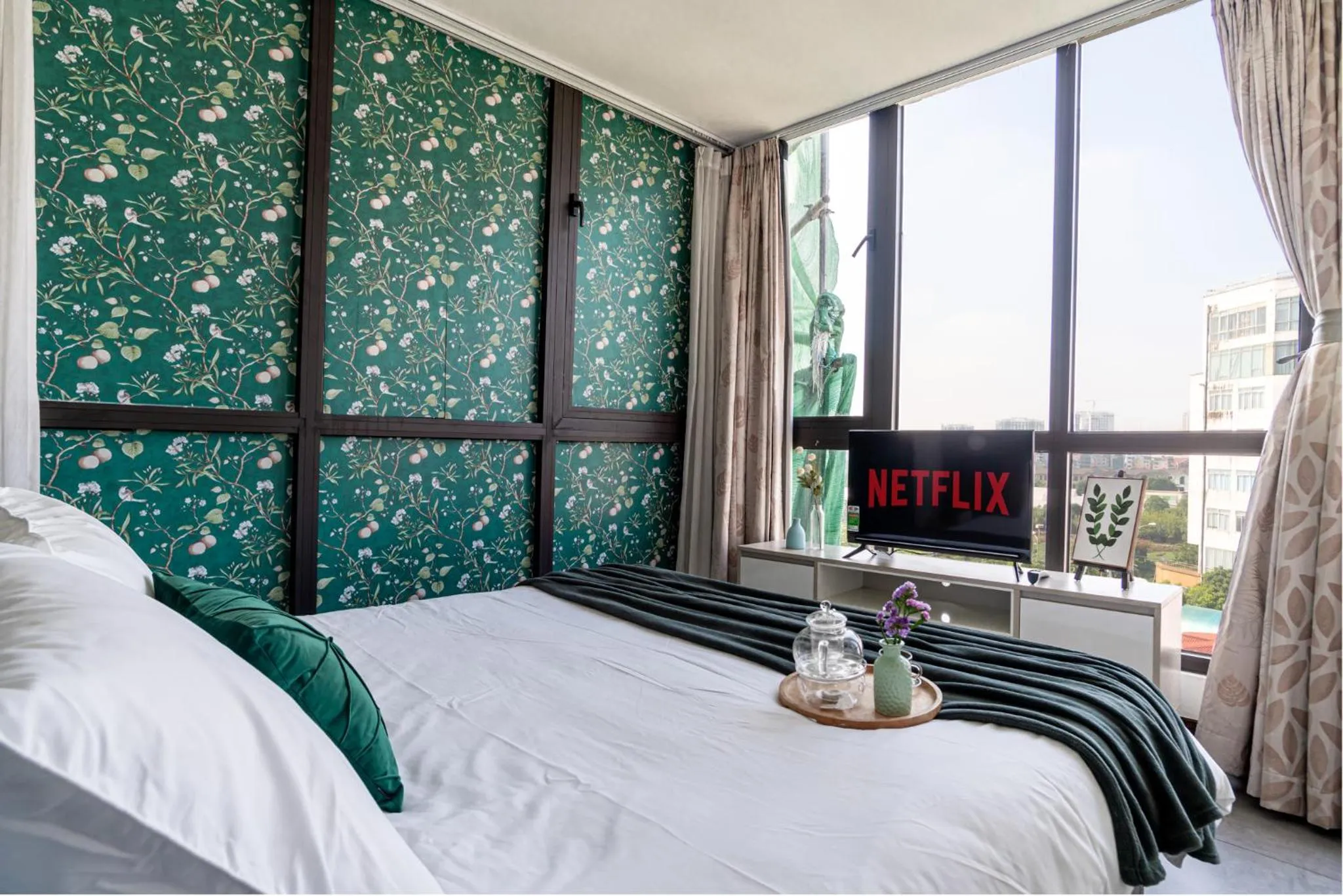 Bed in Sabi Home Tay Ho Hanoi